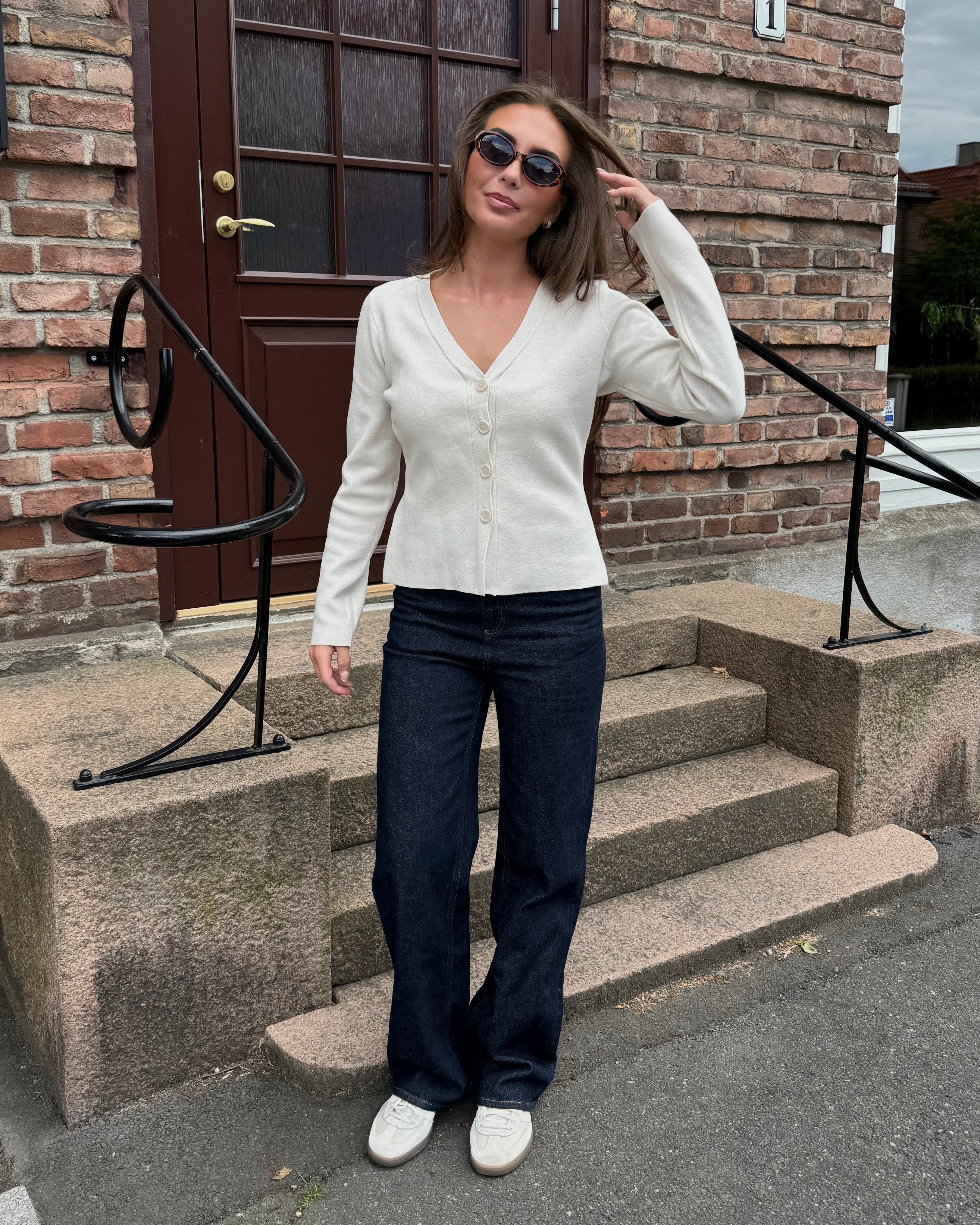 VMMILLE Knitted Cardigan - Birch