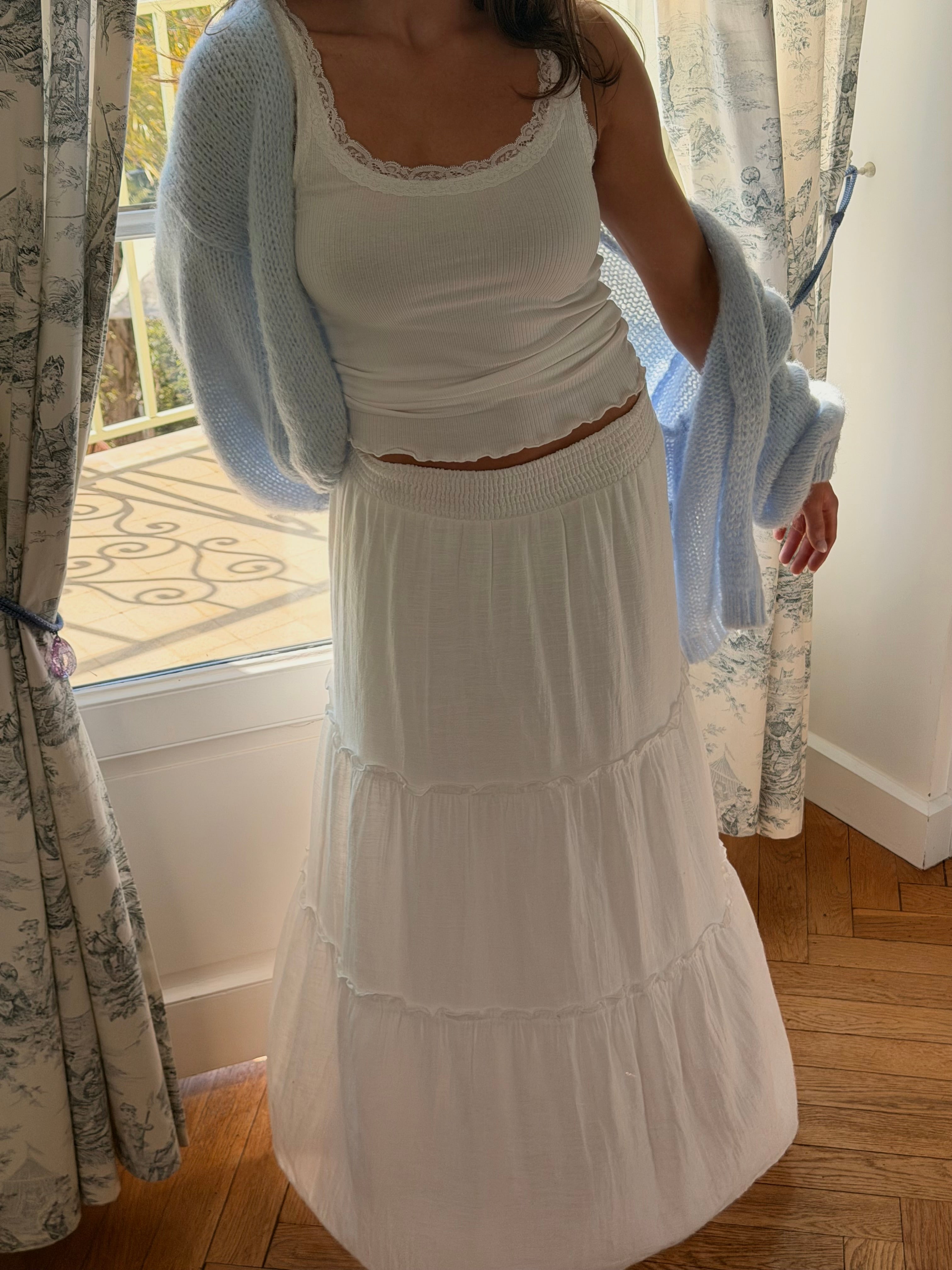 AWKEELEY Skirt - Snow White