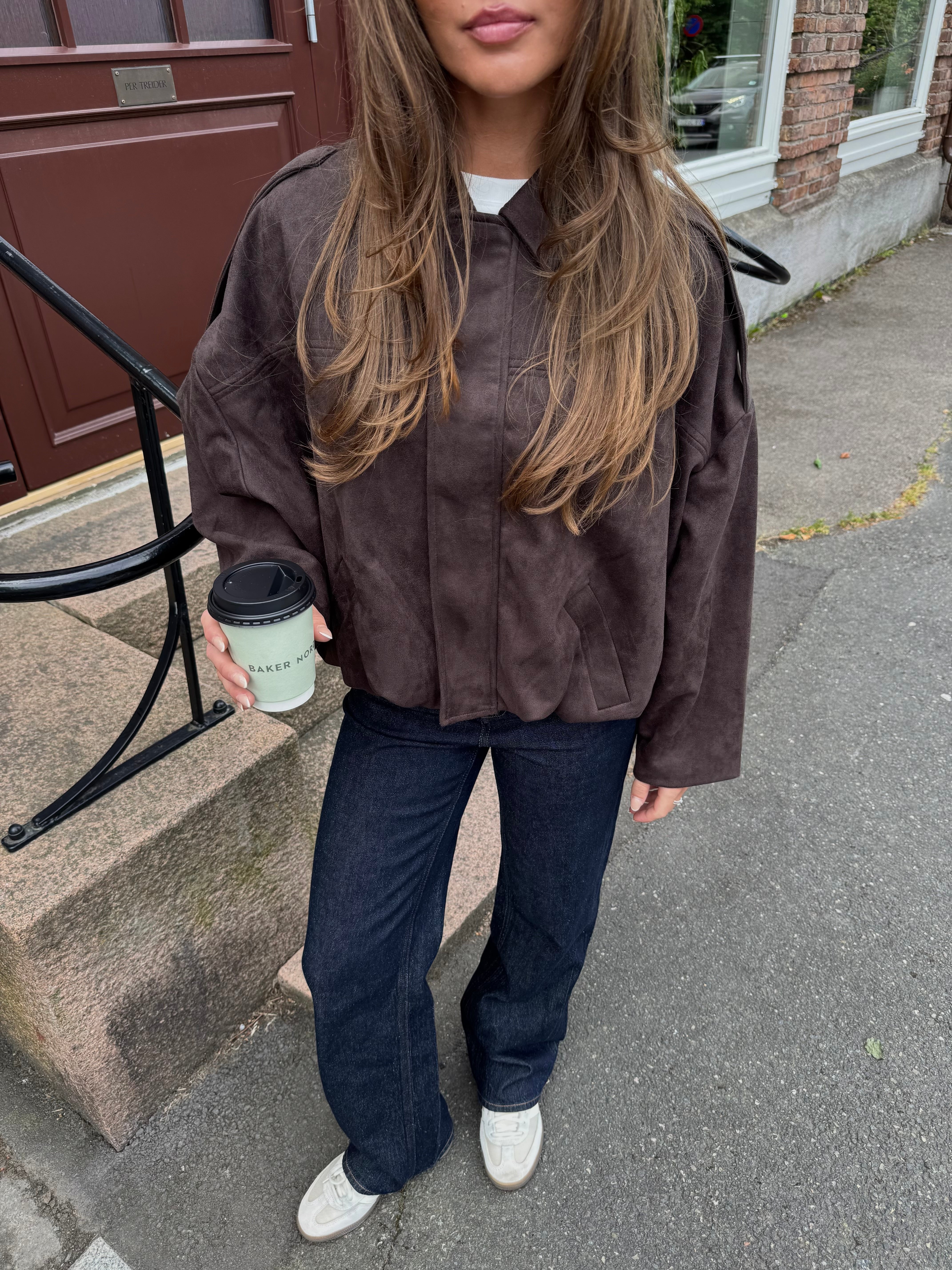VMHAZEL Bomber Jacket - Seal Brown