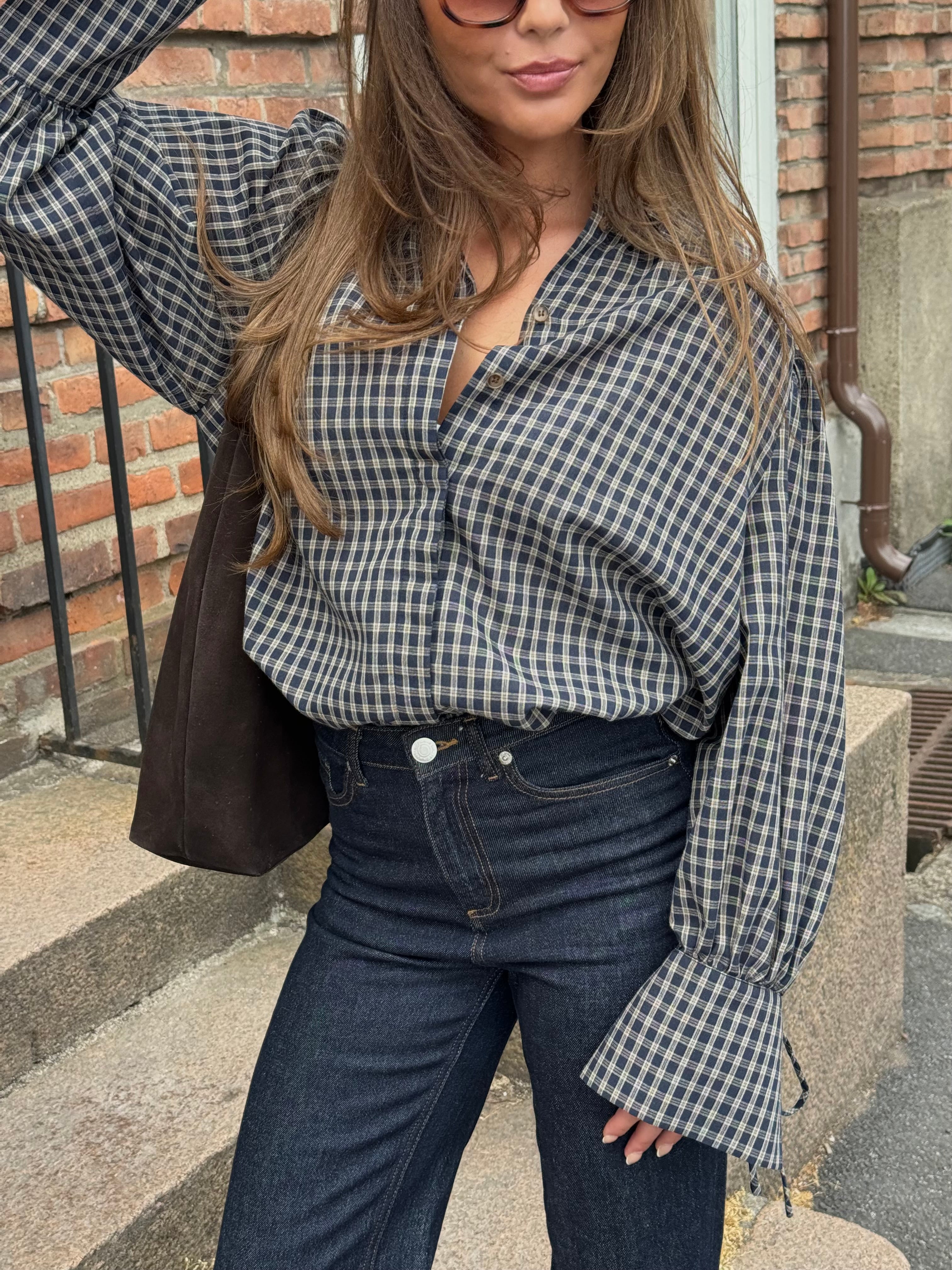 PCJUNE Shirt - Maritime Blue
