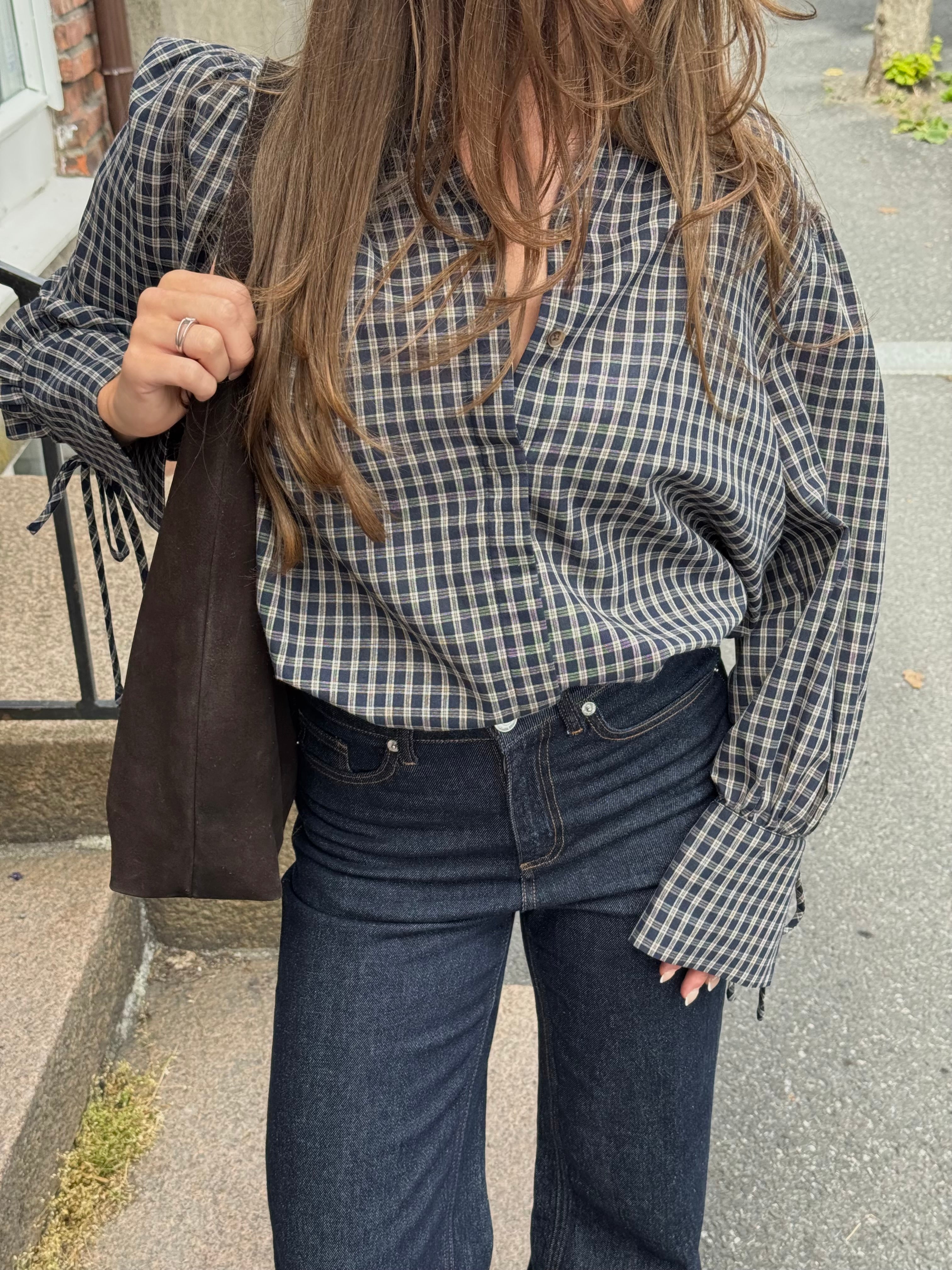 PCJUNE Shirt - Maritime Blue