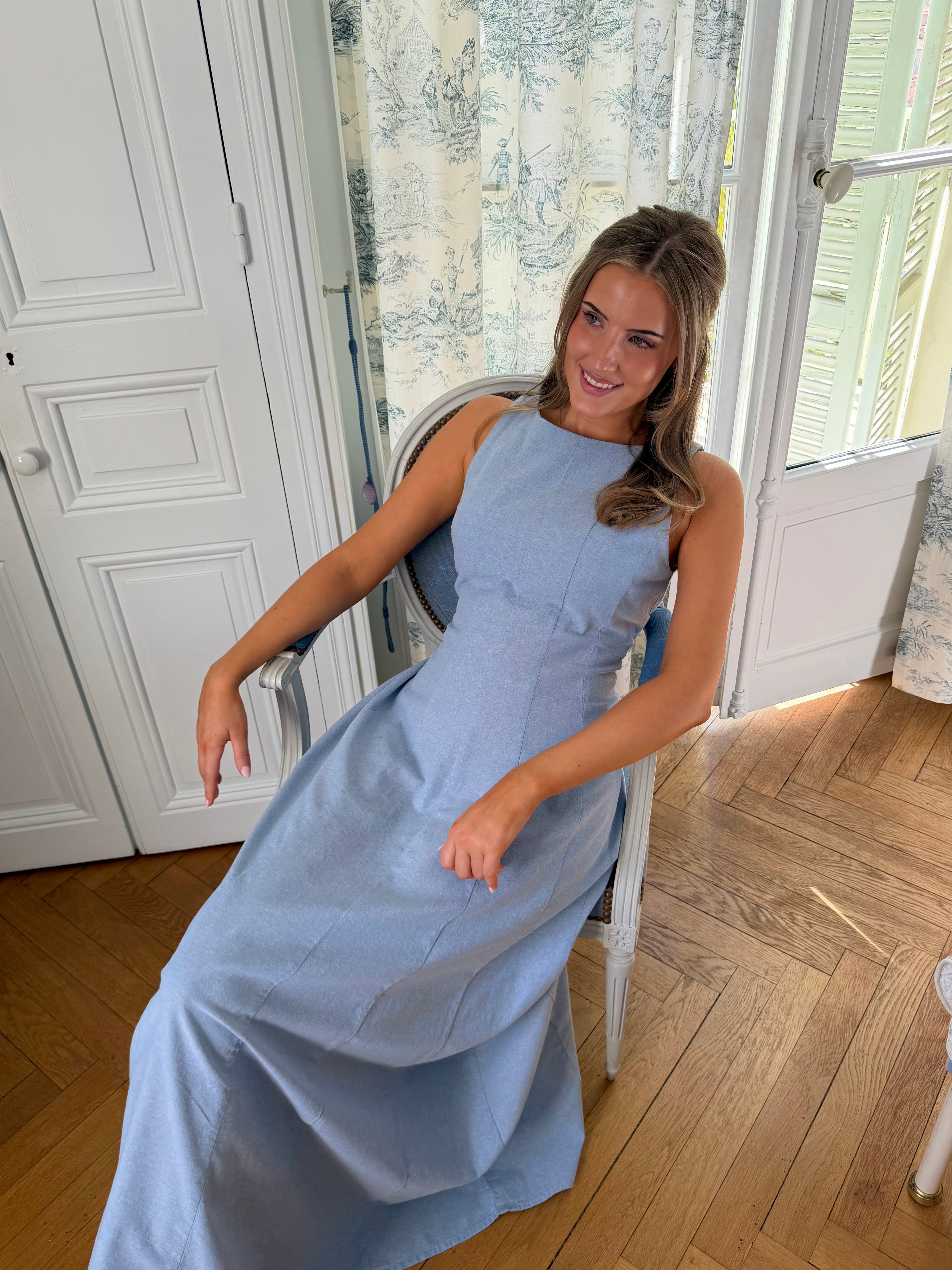 VMNORMA MAXI DRESS - Light Blue