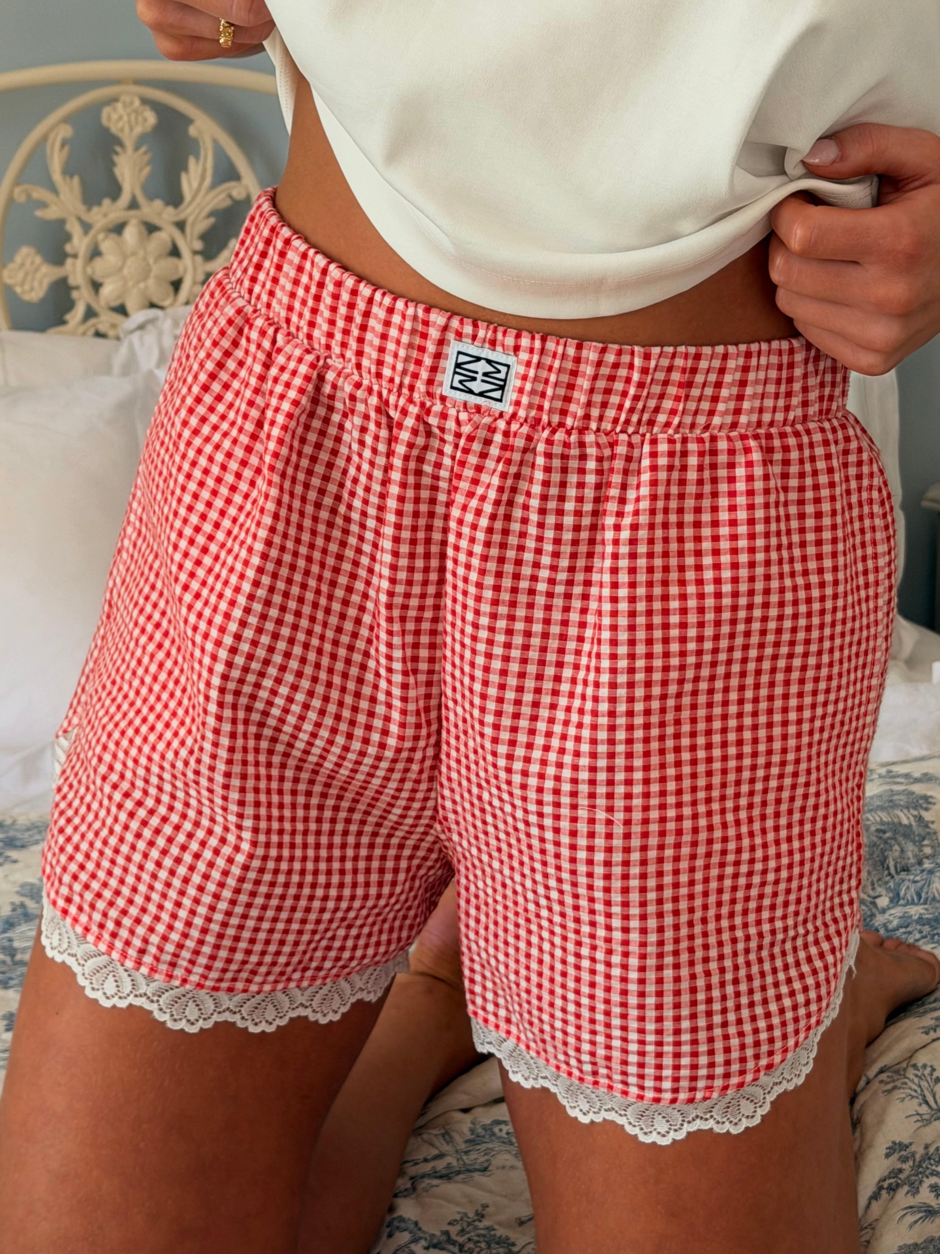 NMELIZA Shorts - Tomato