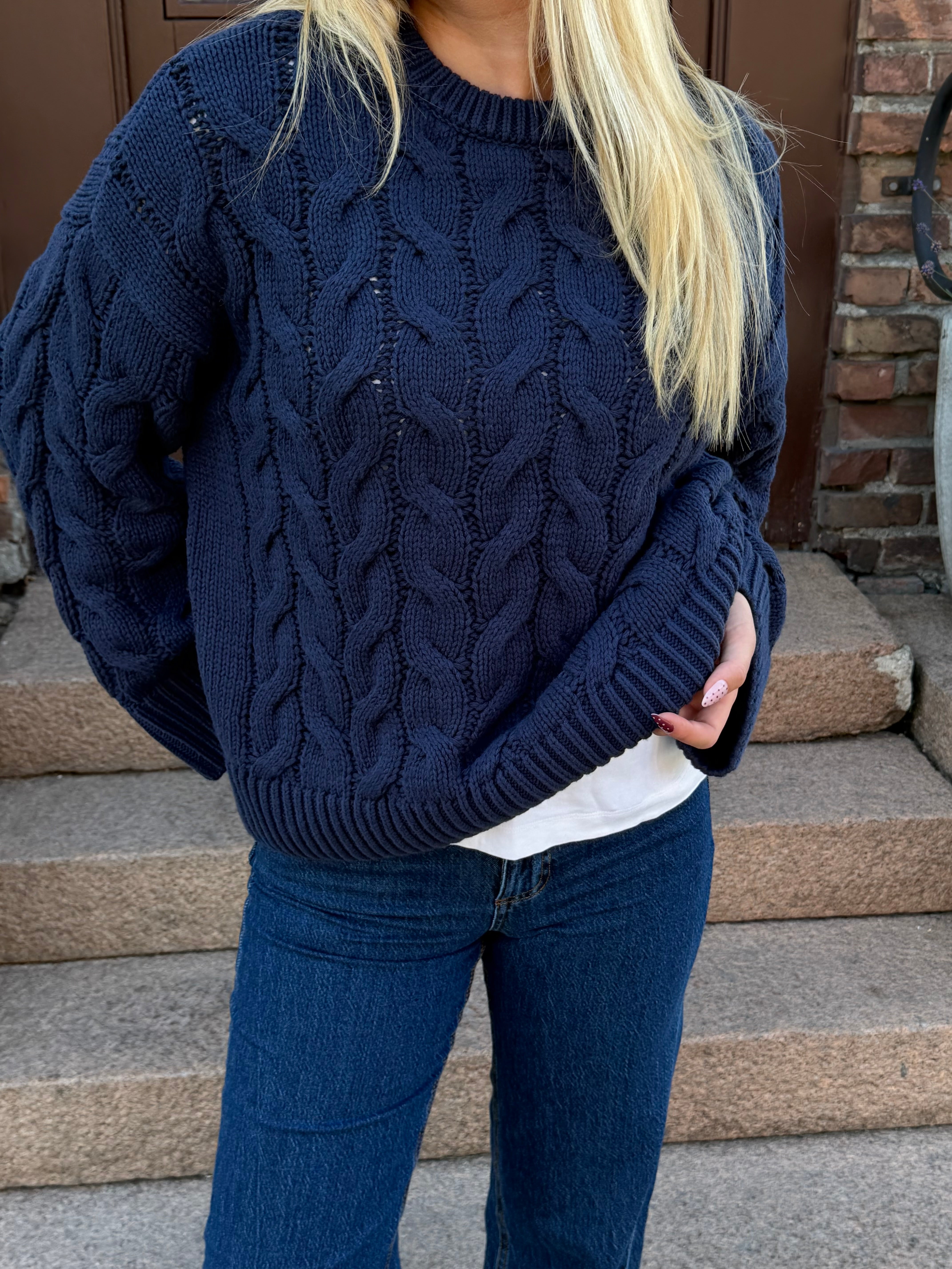 VMSVEA Pullover - Navy Blazer
