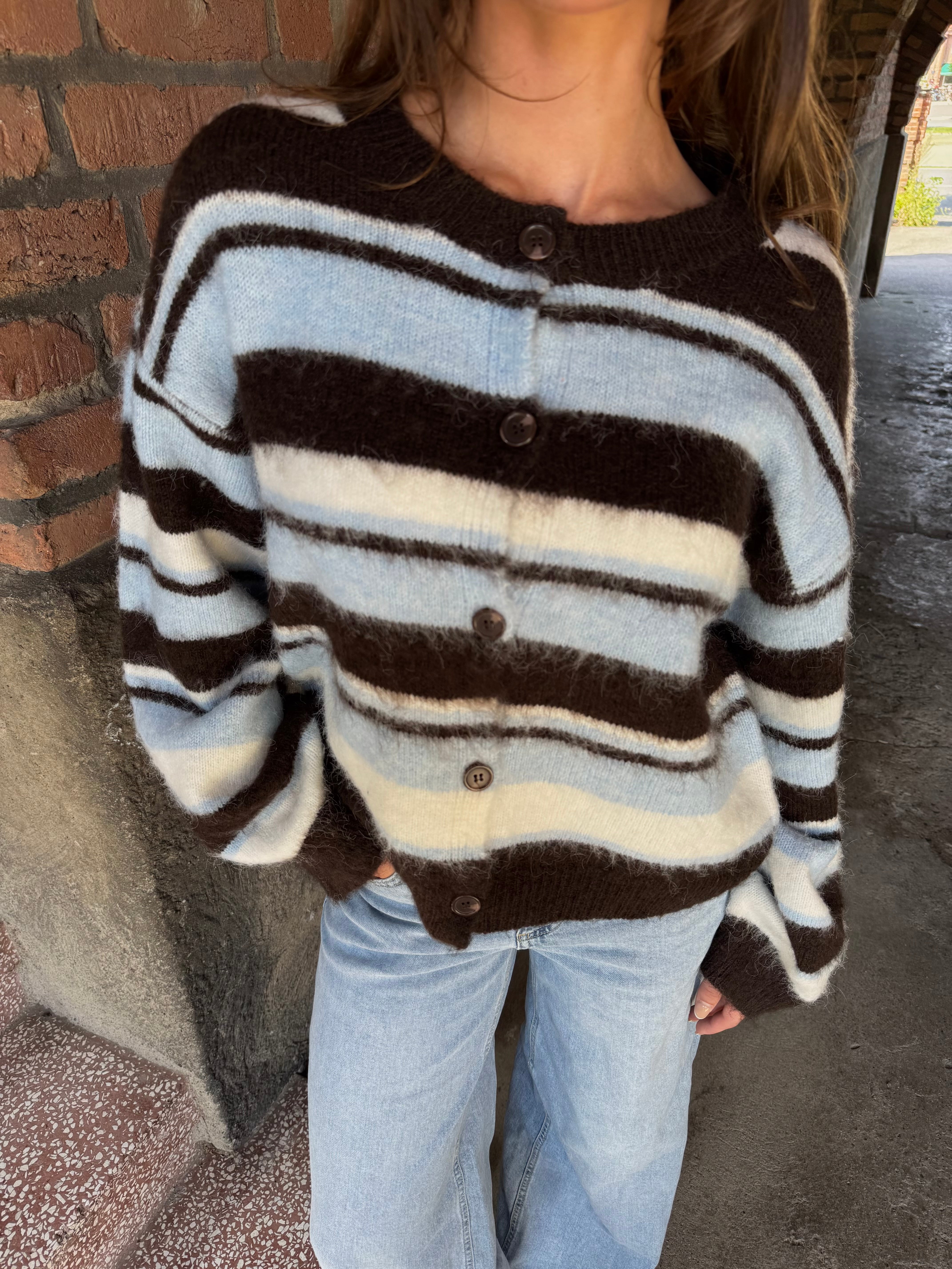 PCADA CARDIGAN - Hot Fudge