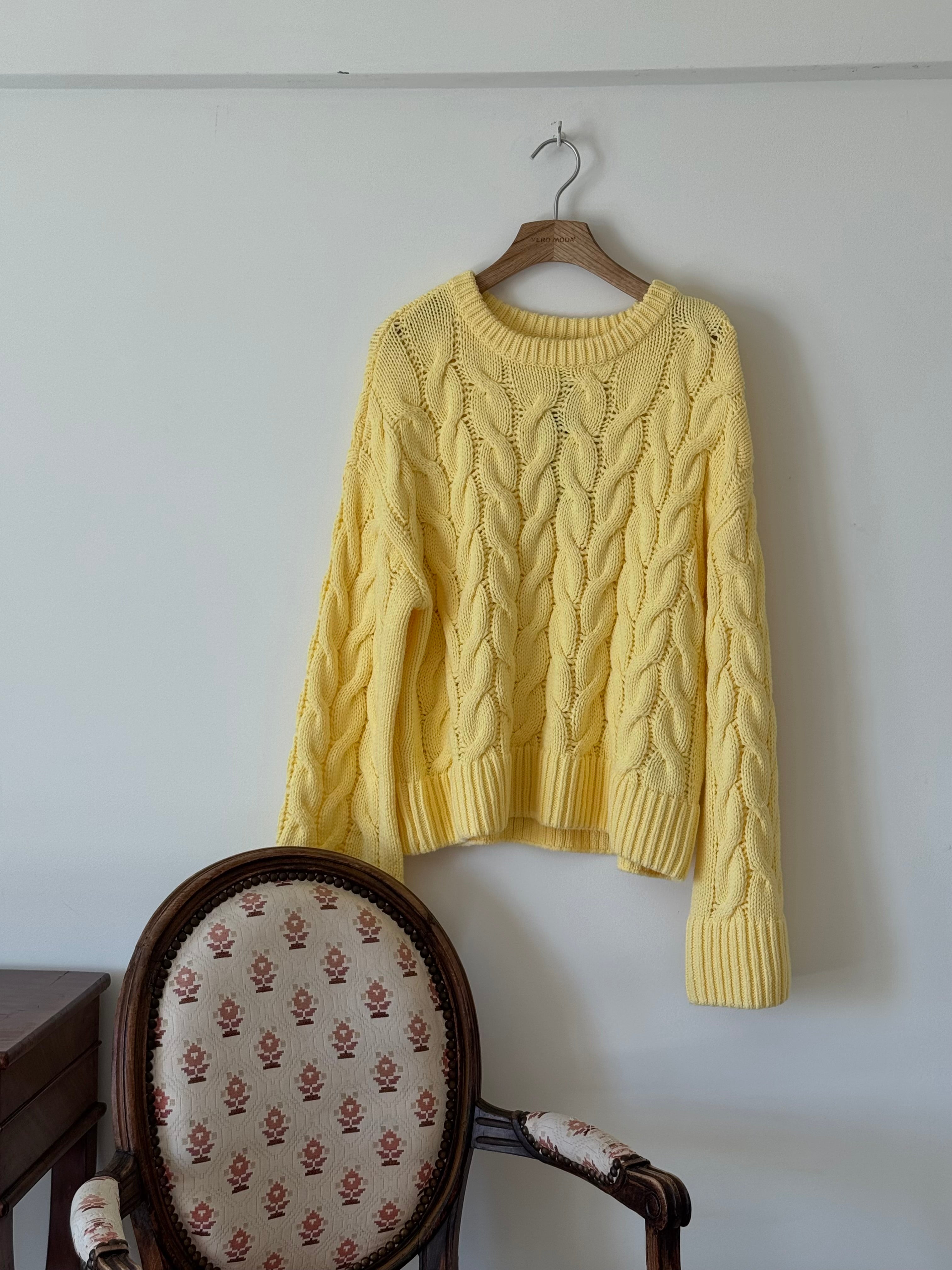 VMSVEA Pullover - Pale Banana