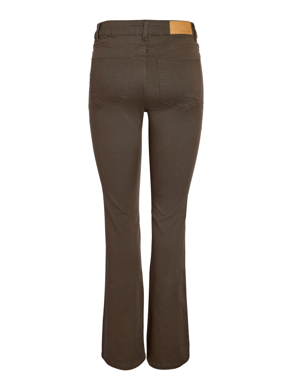 NMSALLIE FLARED JEANS - Chocolate Brown