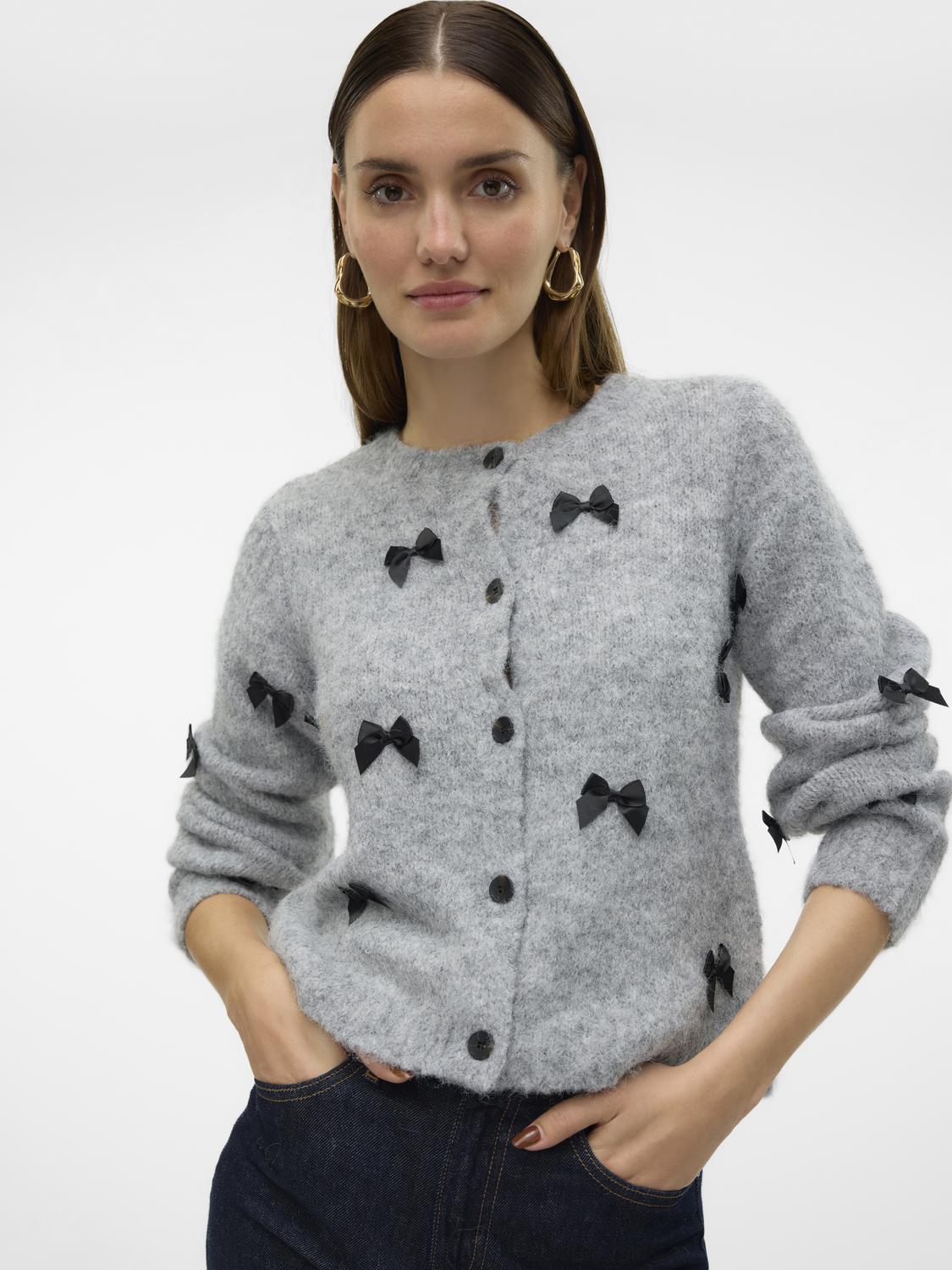 VMADELA Pullover - Medium Grey Melange