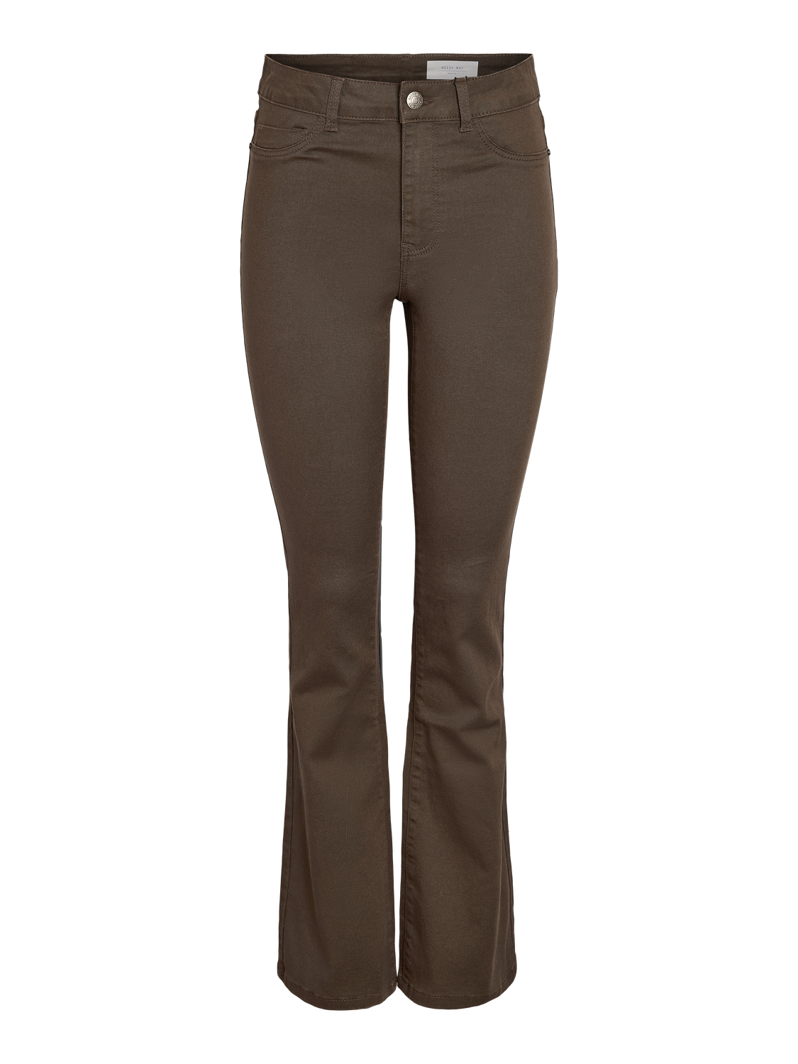 NMSALLIE FLARED JEANS - Chocolate Brown
