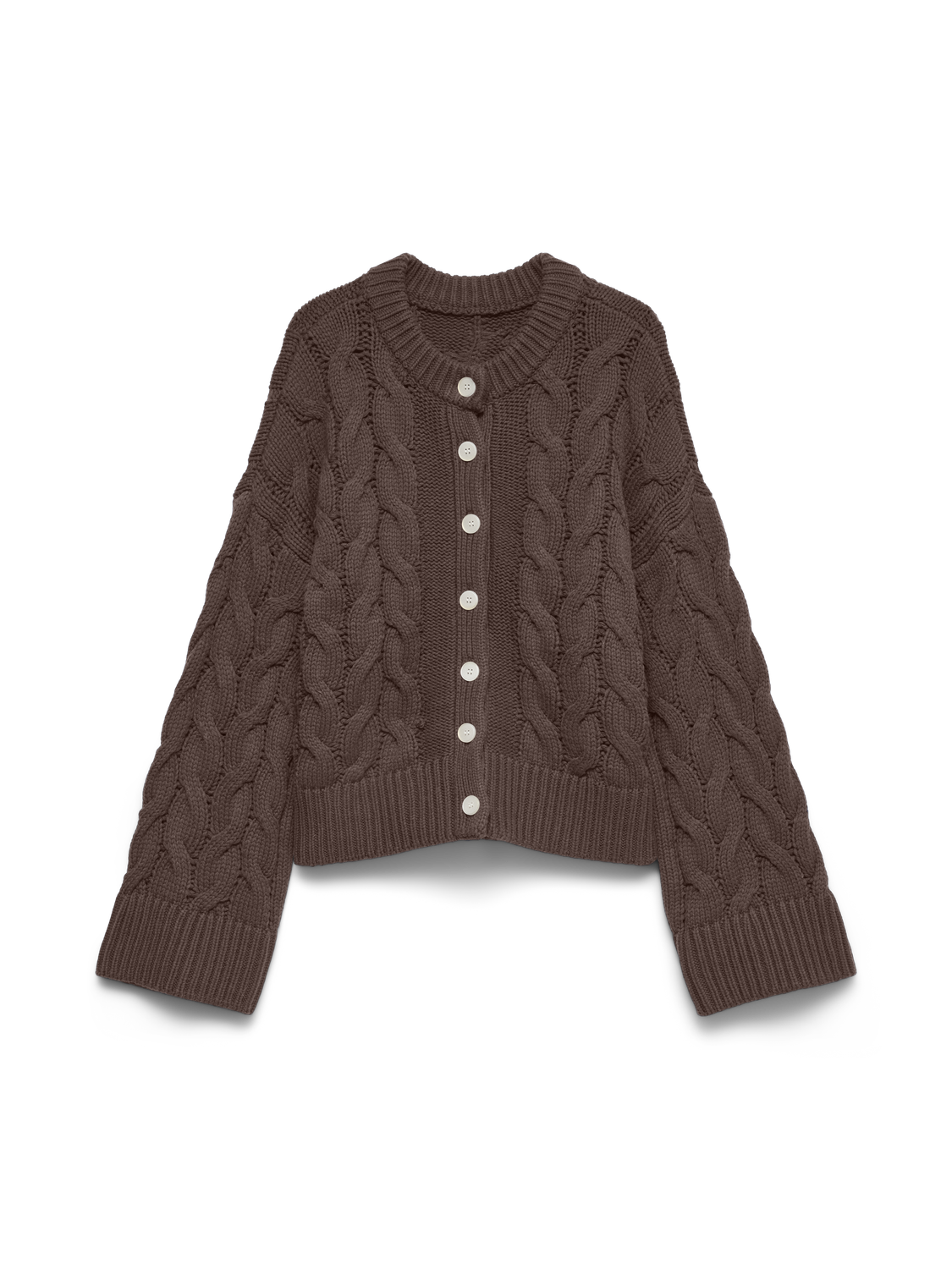 VMSVEA THEA CARDIGAN - Chocolate Martini