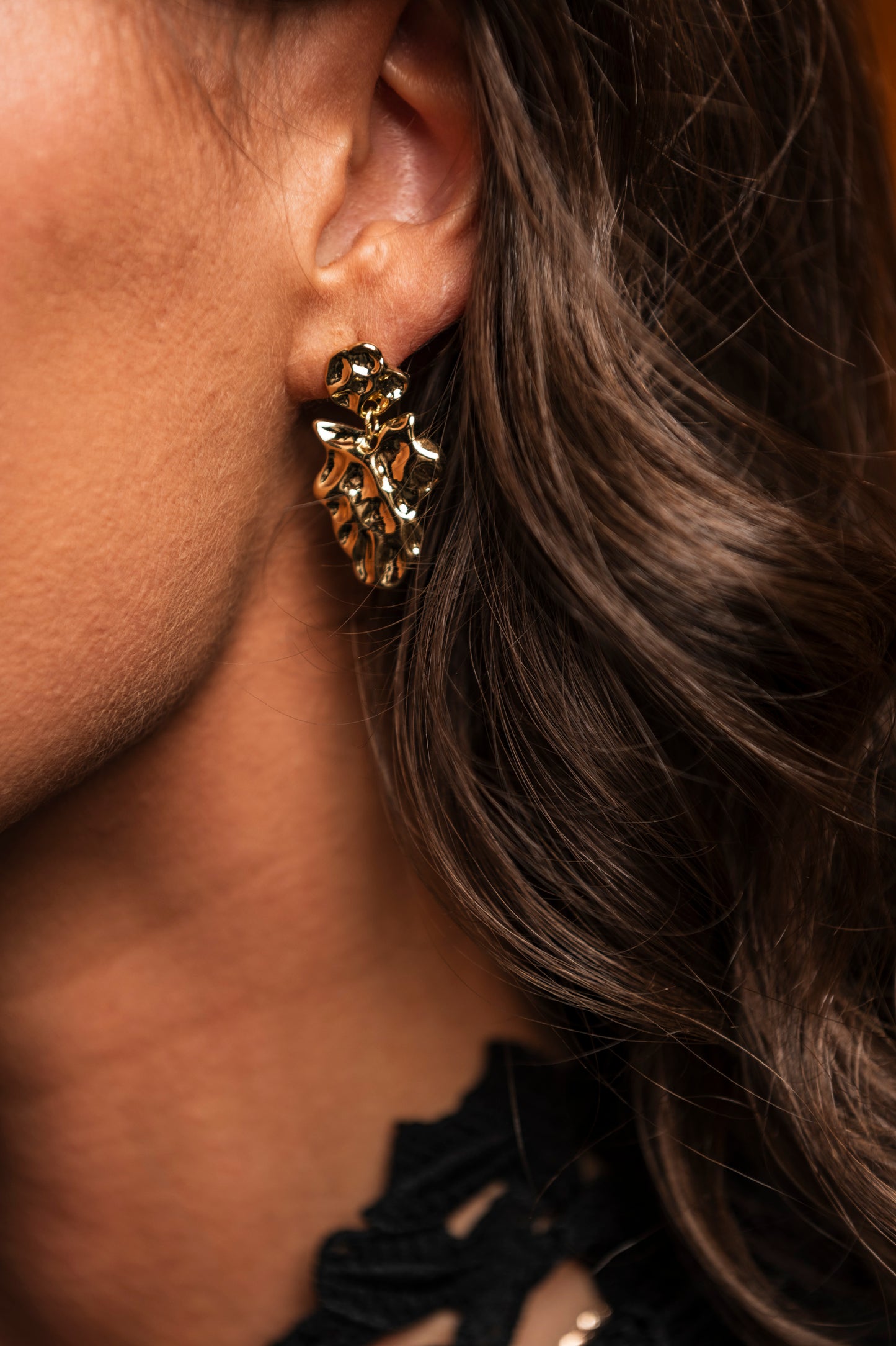 PCLIV Earrings - Gold Colour