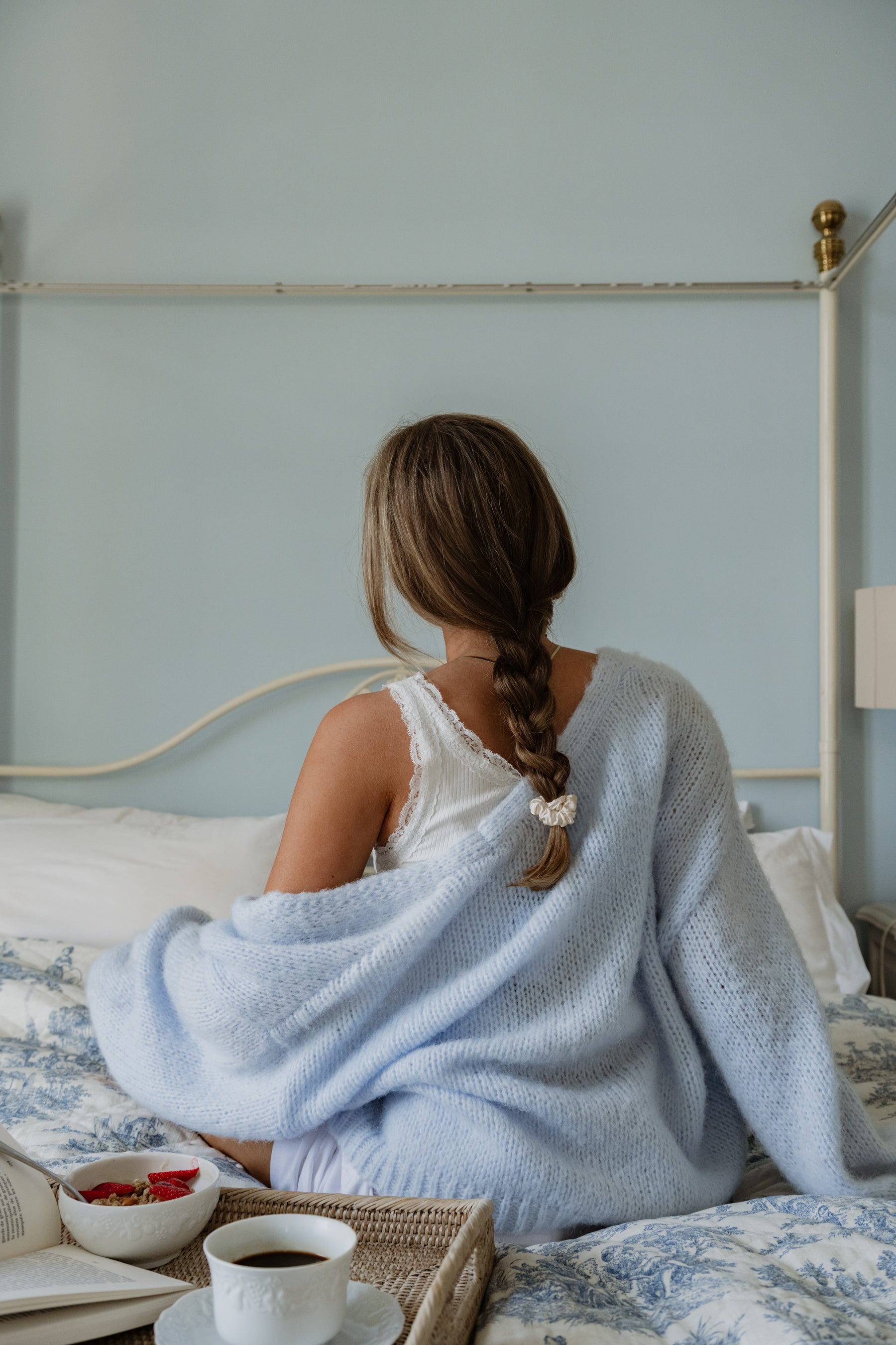 VMMAYBE Knit Cardigan - Cashmere Blue