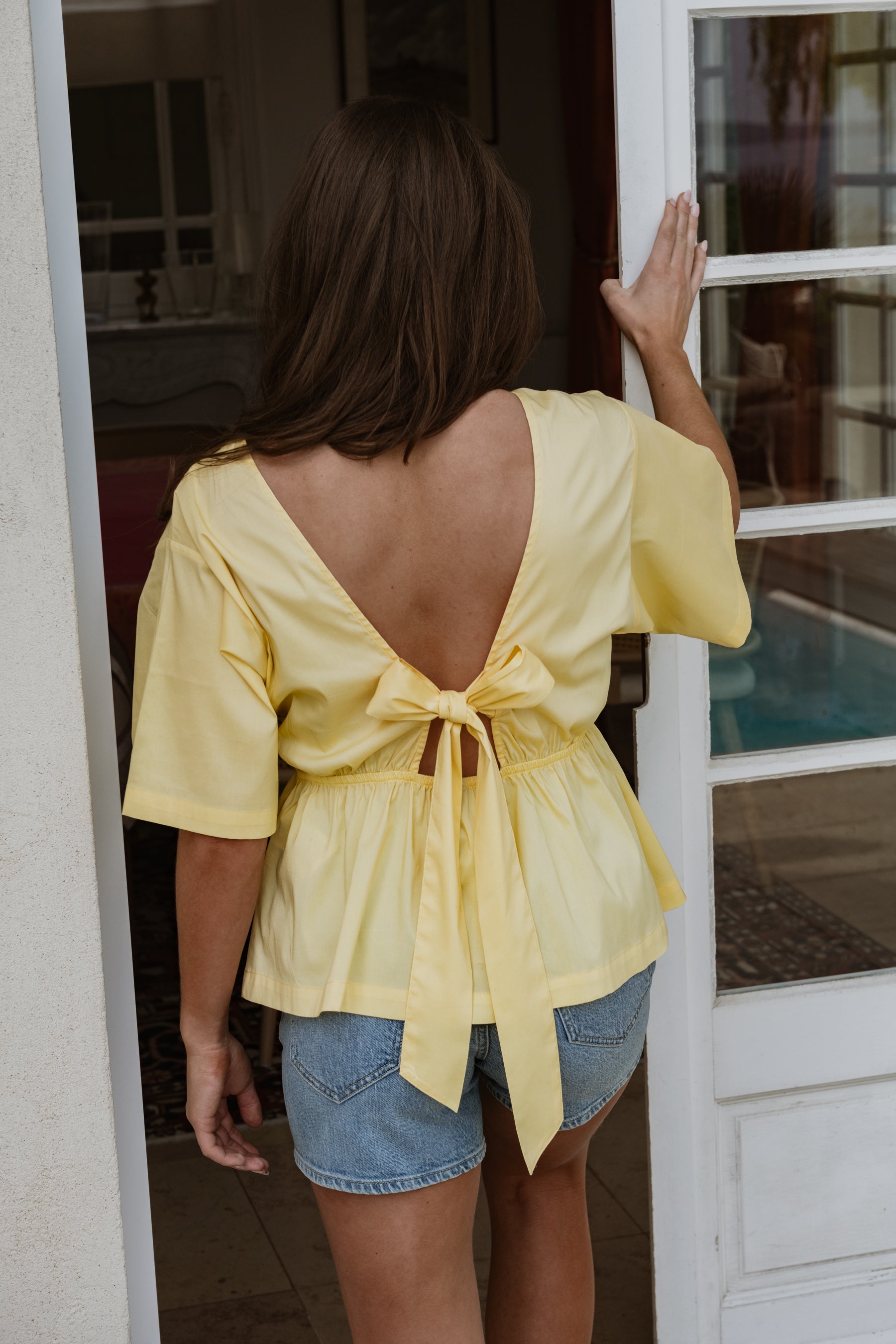 VMLOTUS Top - Pale Banana