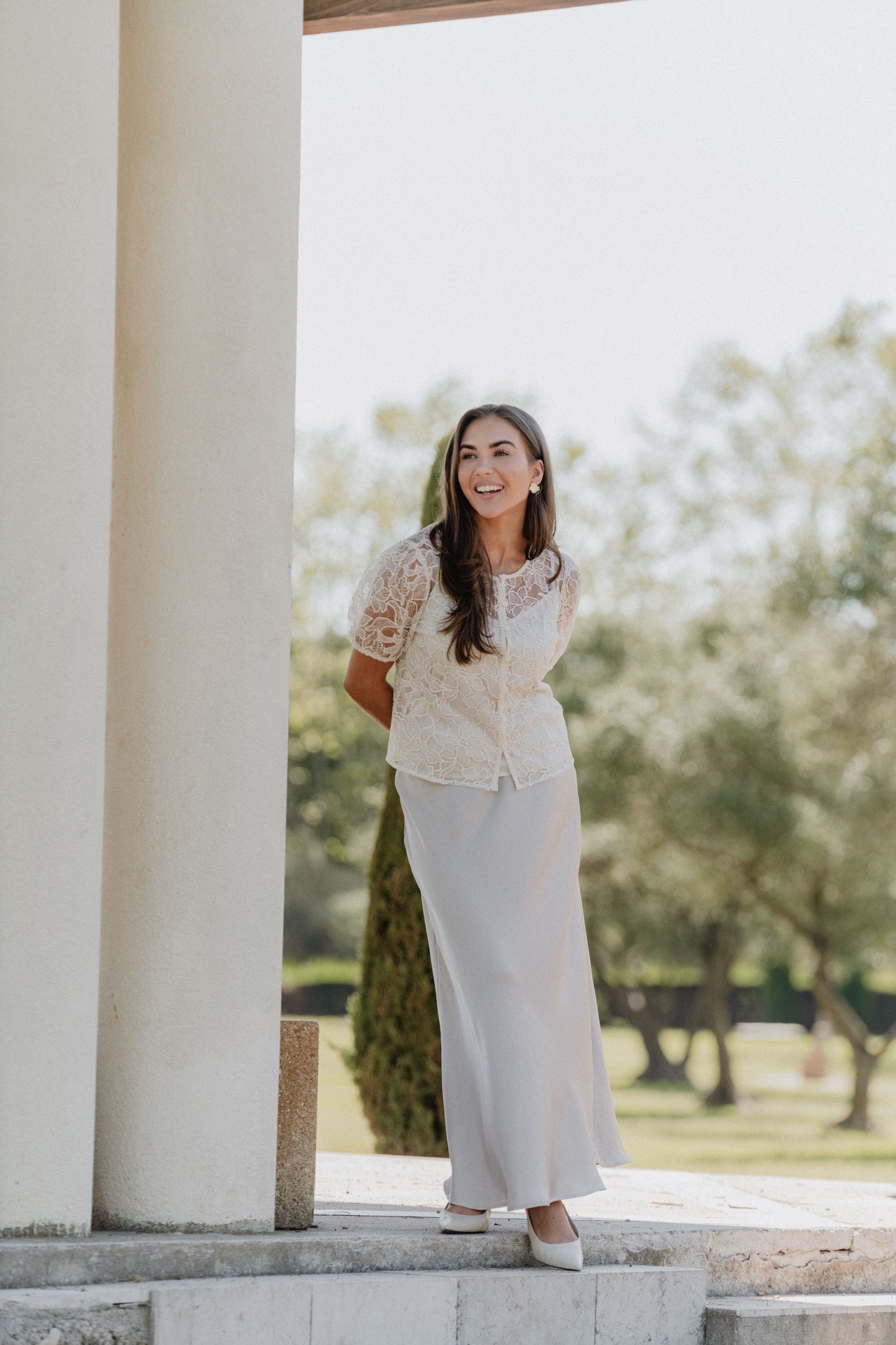VMLIVIA SKIRT - Pumice Stone