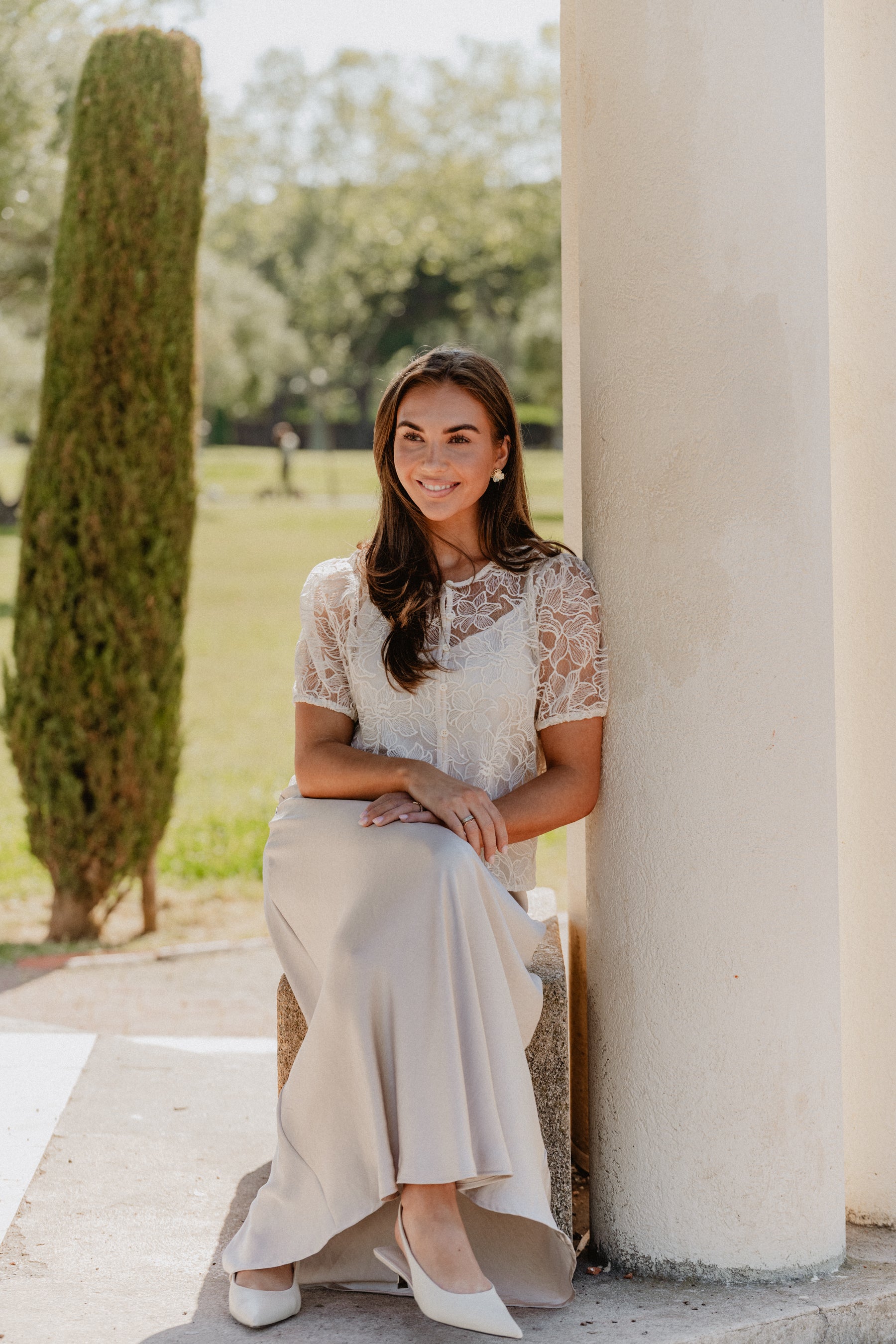 VMLIVIA SKIRT - Pumice Stone