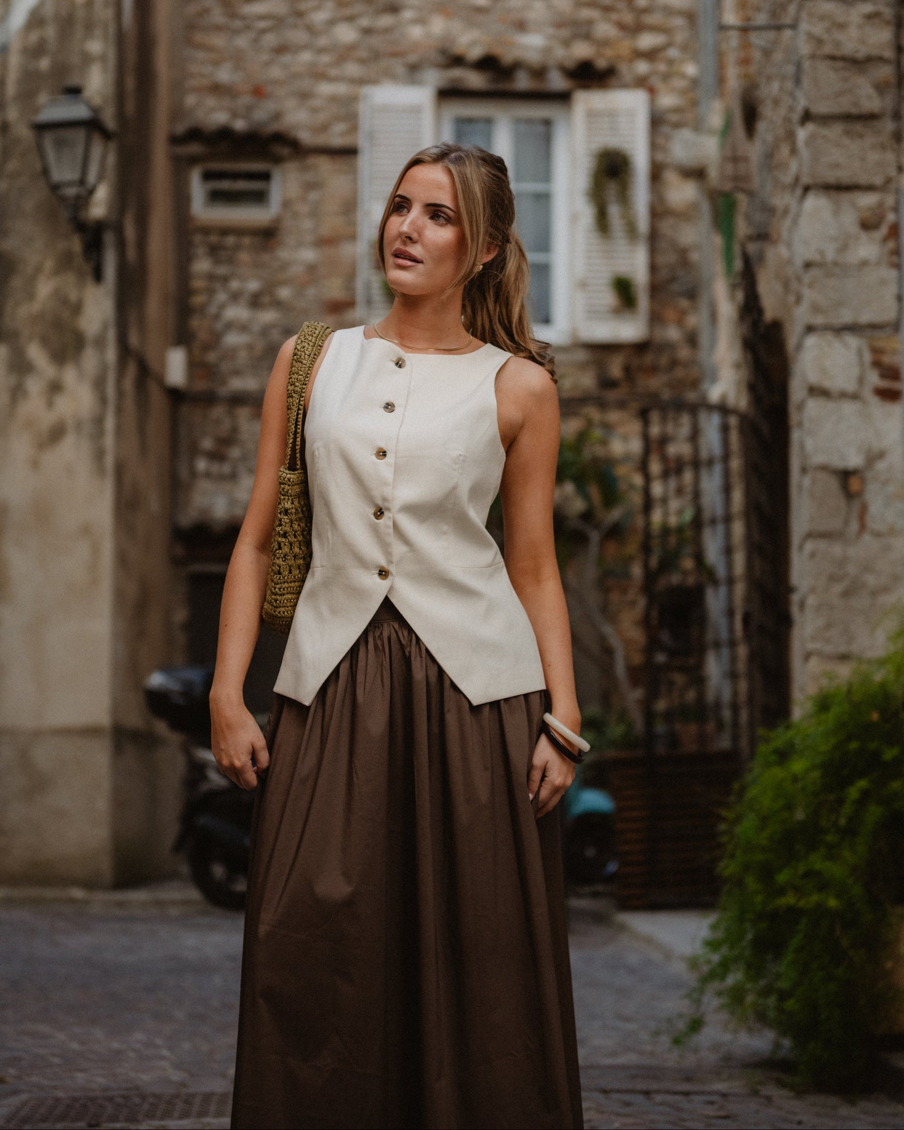 VMPAM Tailored Waistcoat - Pumice Stone