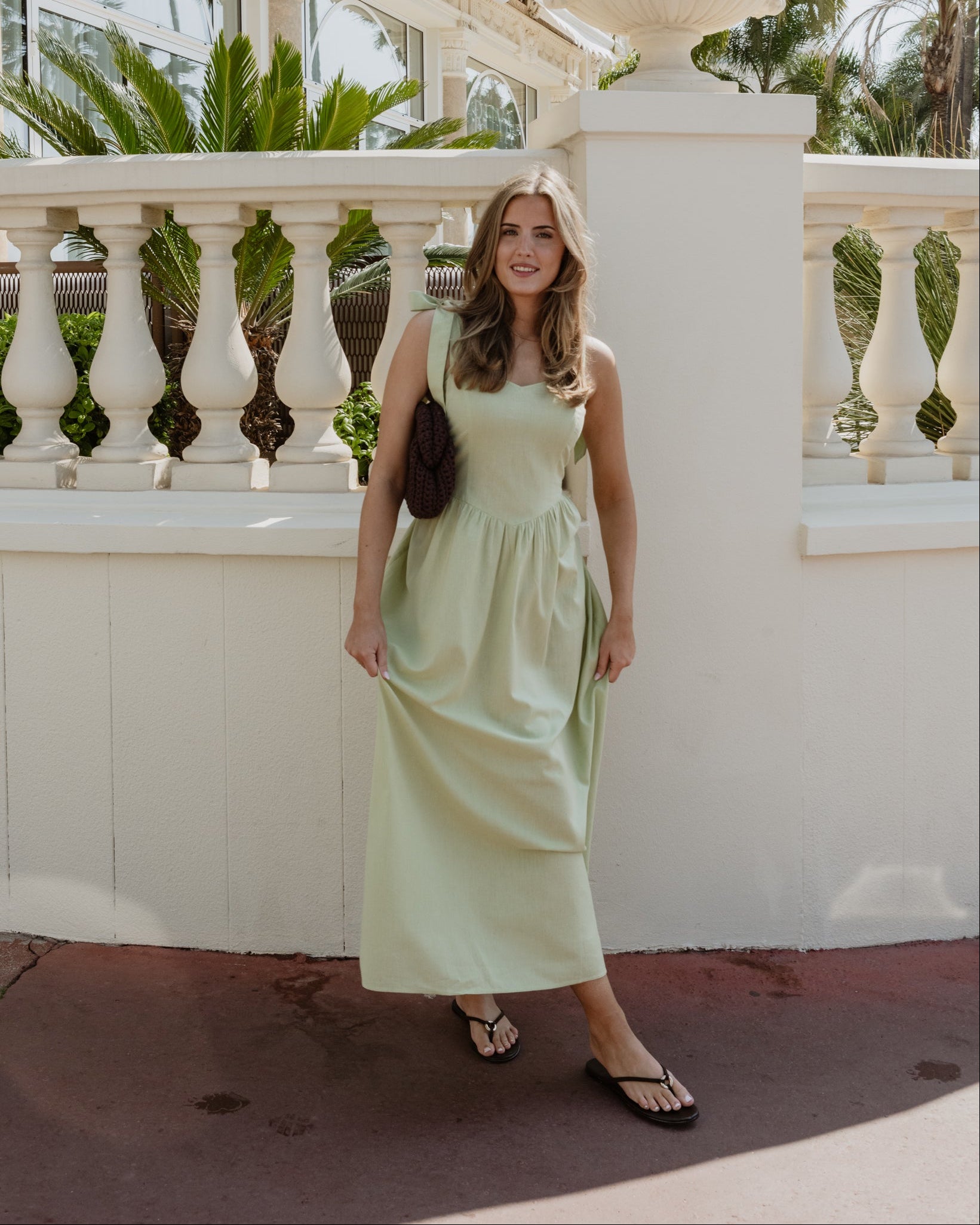 VMJULIA Long Dress - Winter Pear