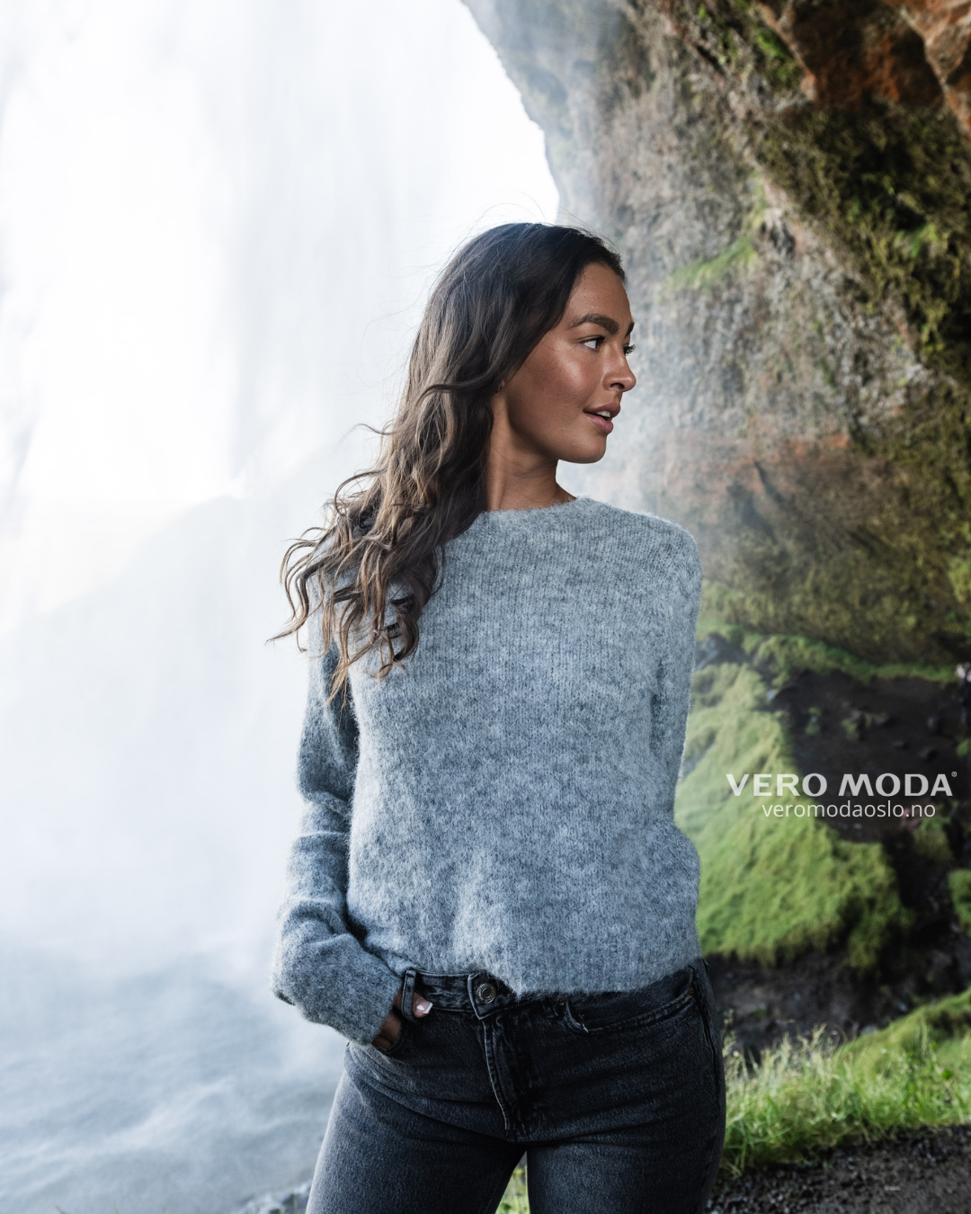 VMNOVAH Pullover - Medium Grey Melange