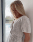 VMALBA Short Dress - Snow White/Black