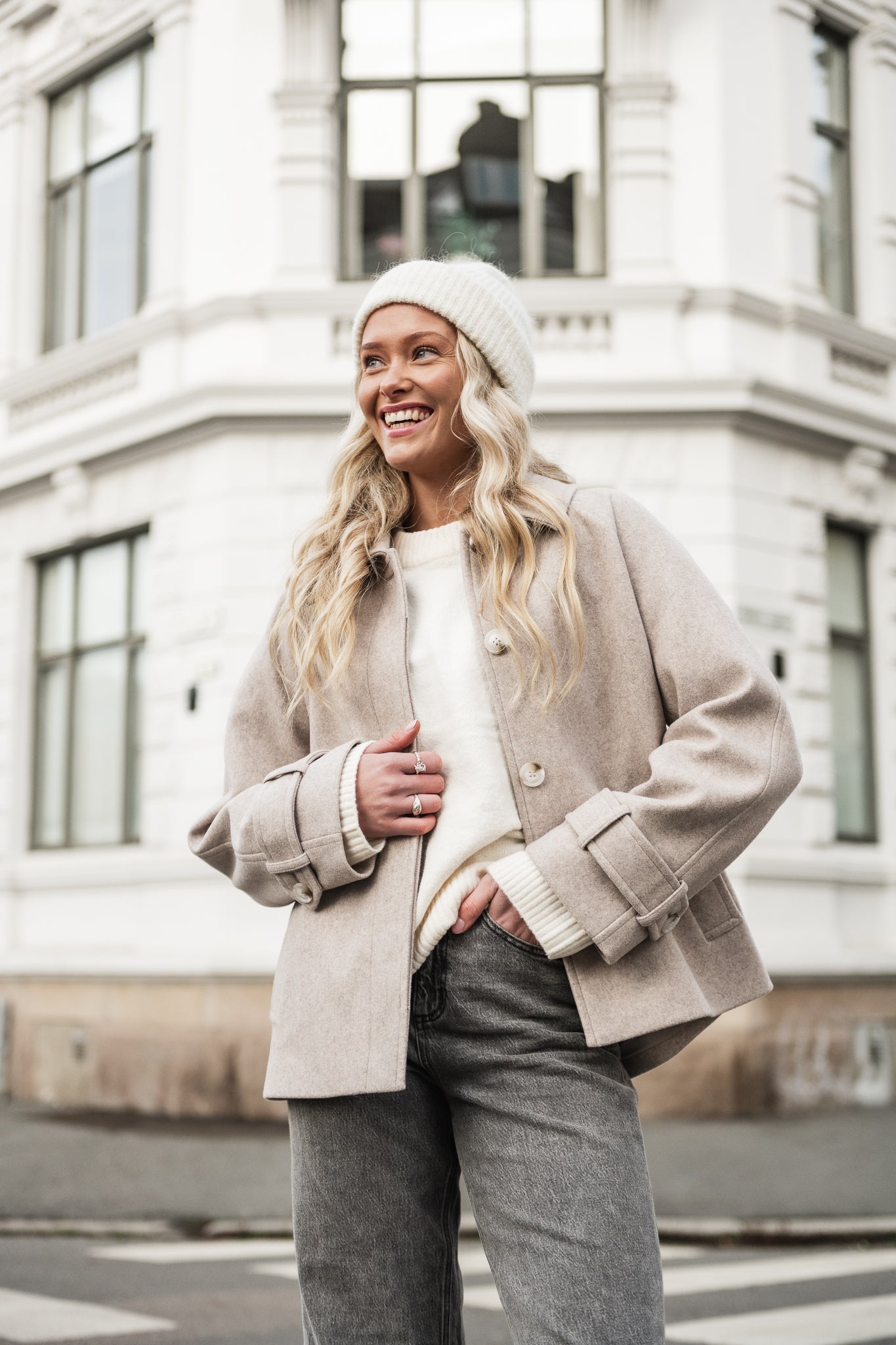 AWSABINE Jacket - Natural Melange