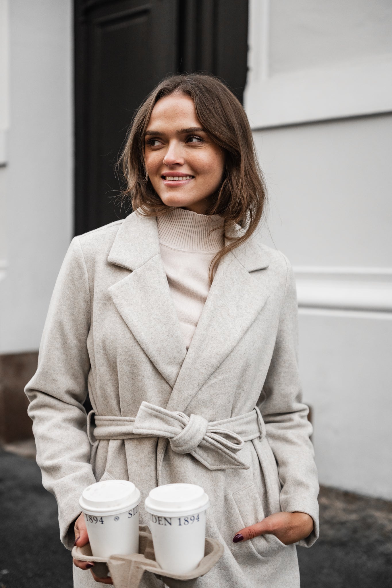 VMFORTUNEAYA Coat - Silver Mink