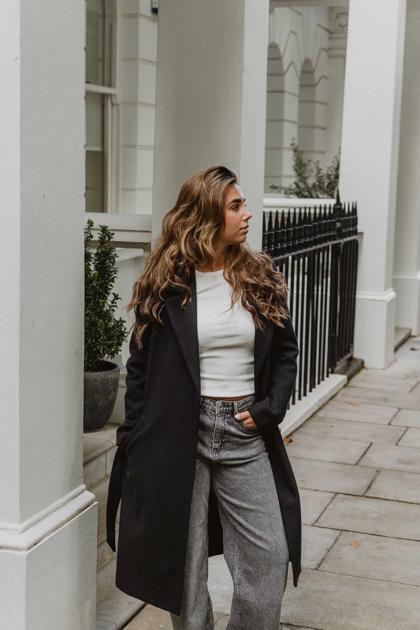 VMFORTUNEAYA Coat - Black