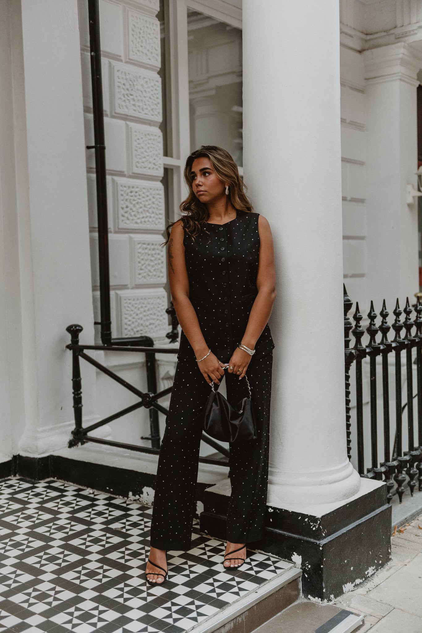 PCMICHELLE Tailored Trousers - Black