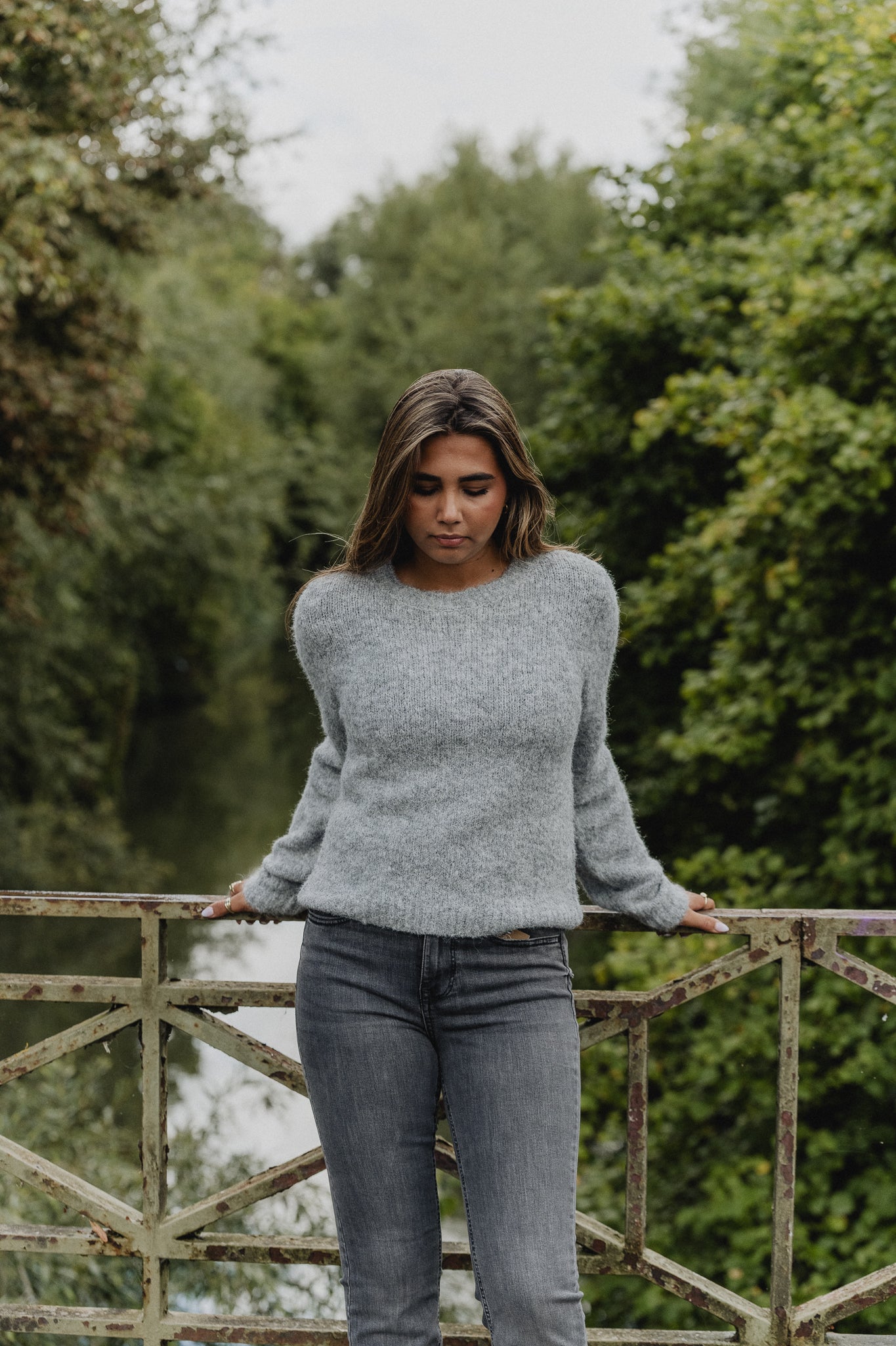 VMNOVAH Pullover - Medium Grey Melange