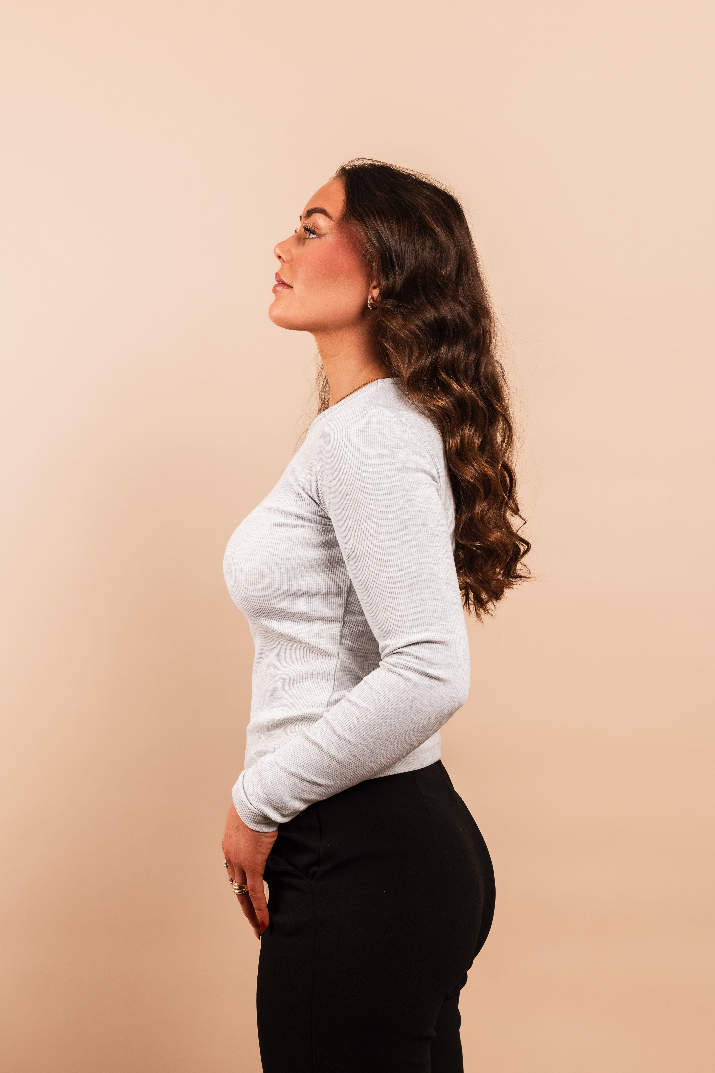 VMCHLOE Pullover - Light Grey Melange