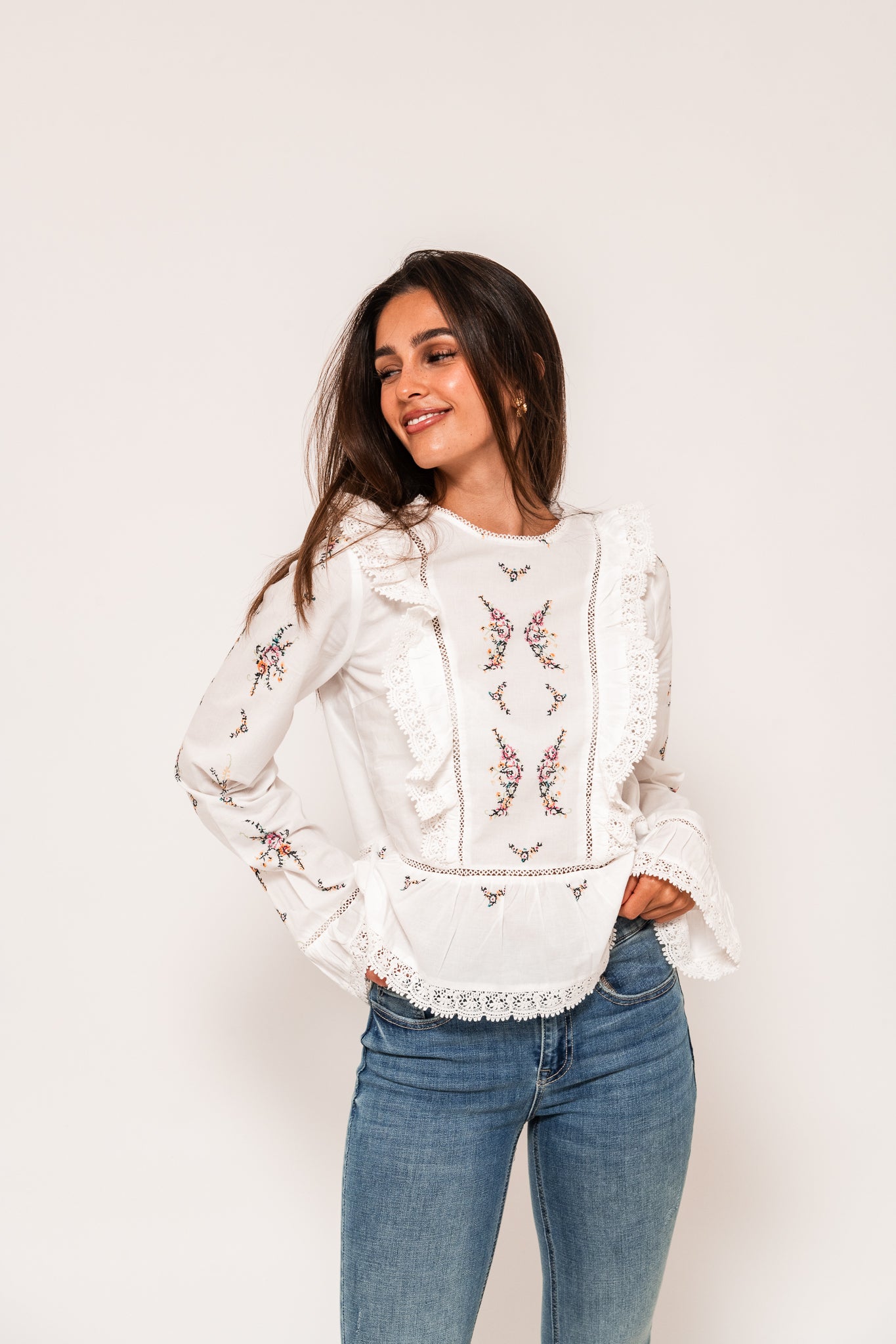 PCNADDIE Top - Bright White
