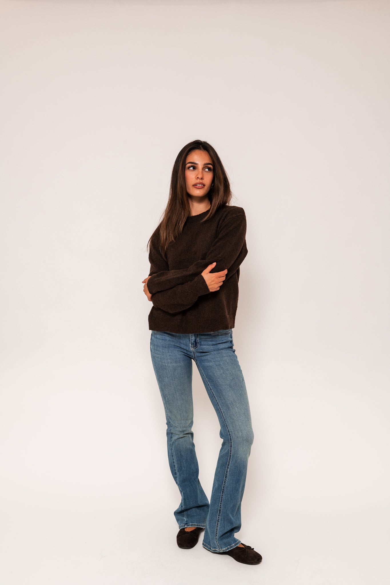 VMFLASH Flared Jeans - Medium Blue Denim