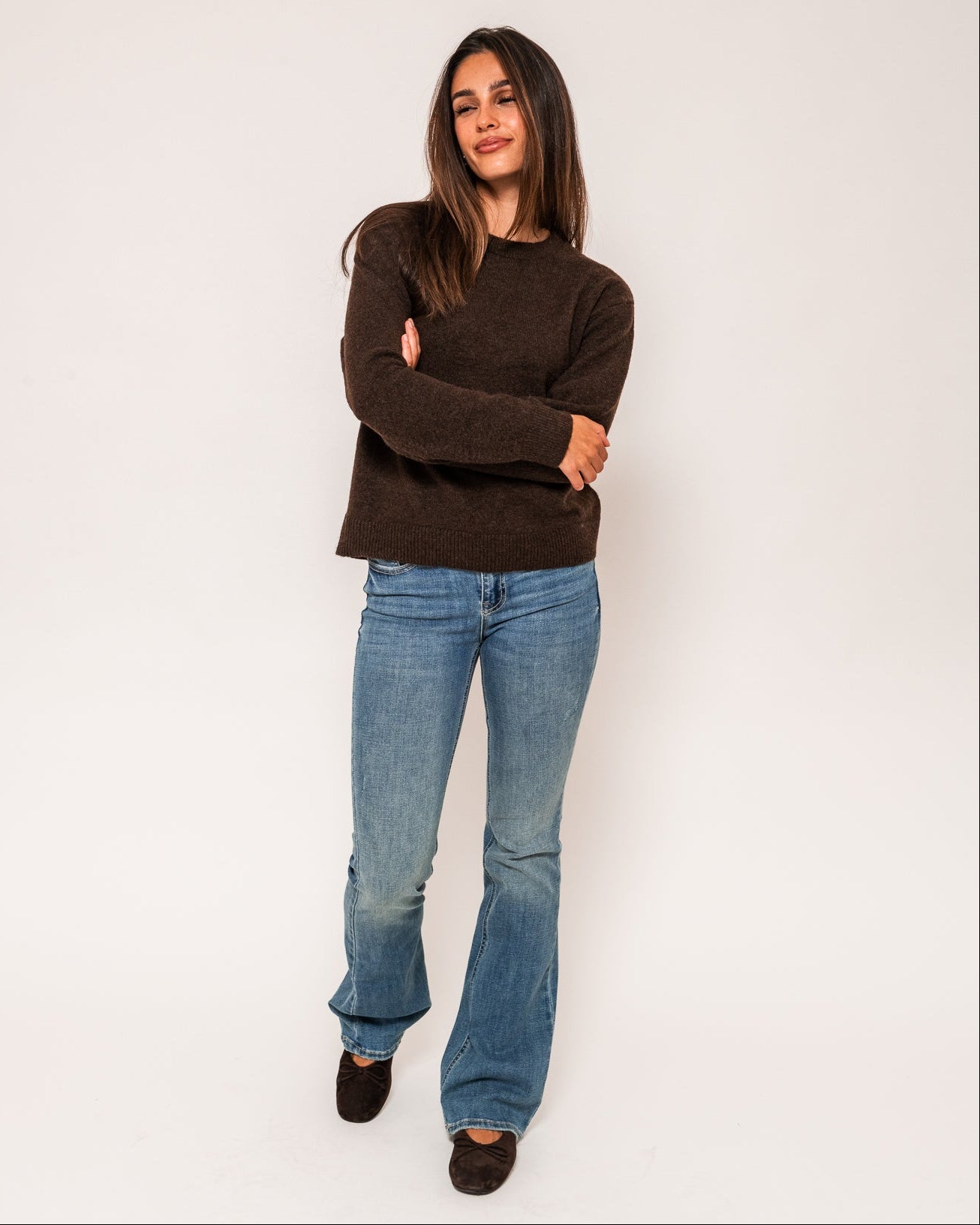 VMFLASH Flared Jeans - Medium Blue Denim