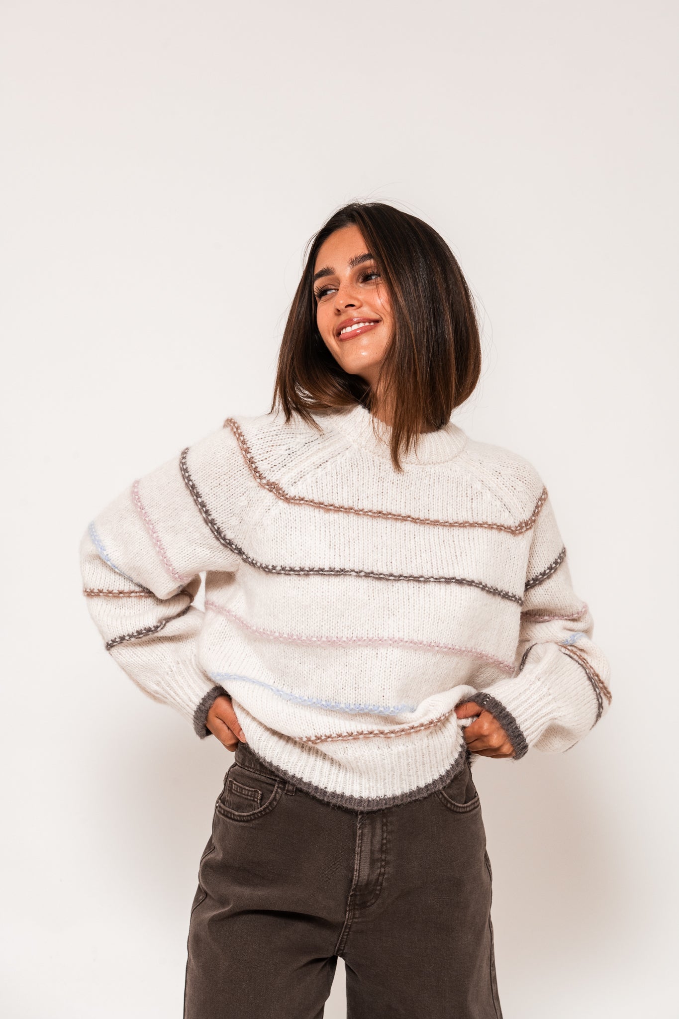 PCNELIA Pullover - Birch