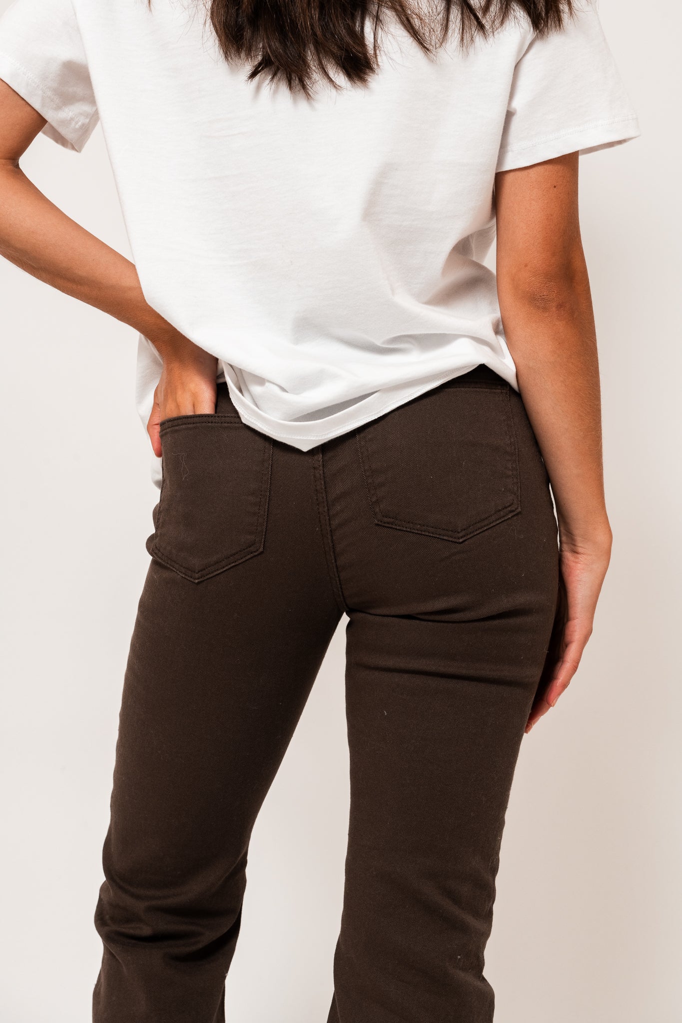 NMSALLIE Jeans - Chocolate Brown