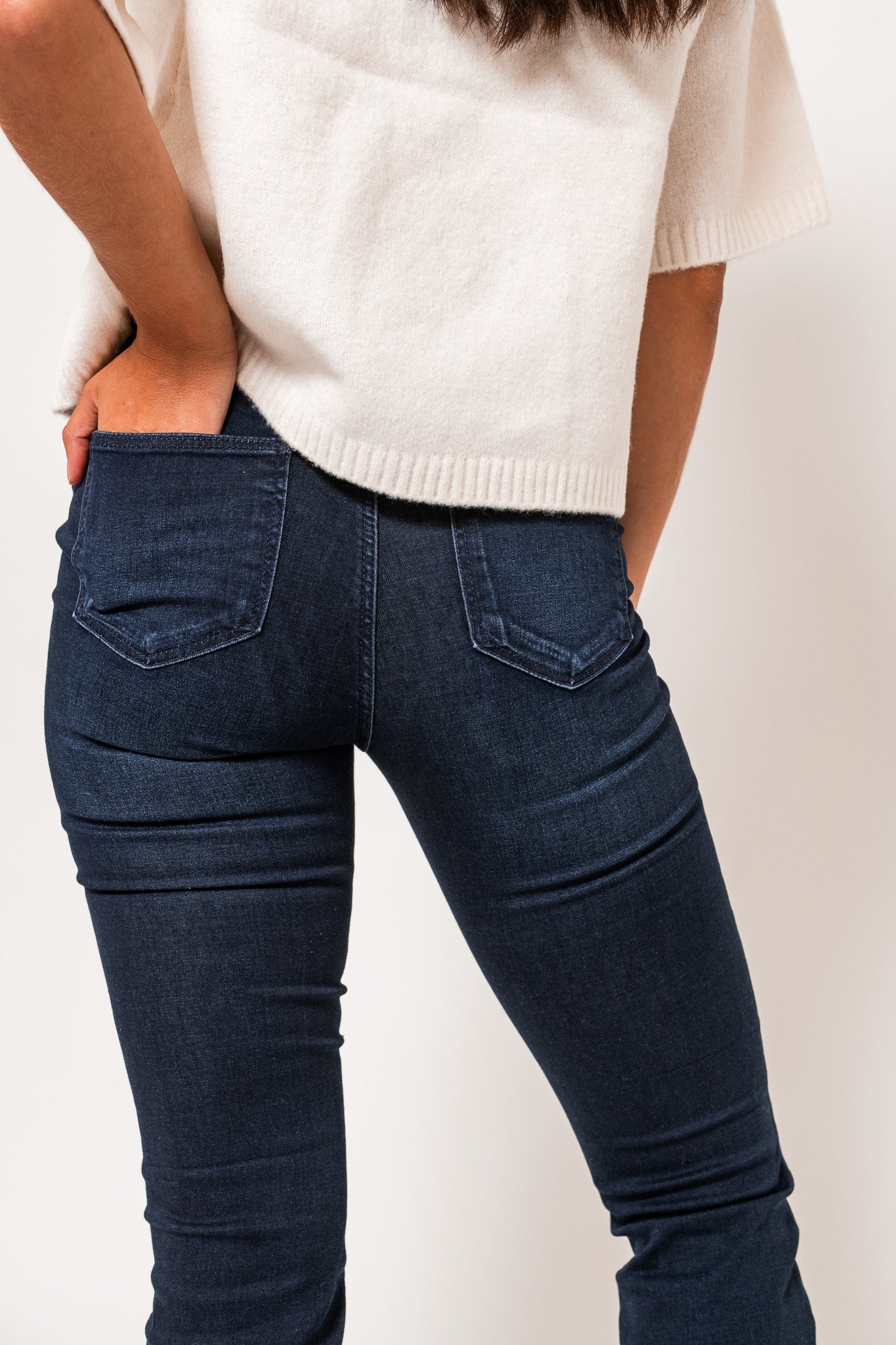 NMSALLIE Jeans - Dark Blue Denim
