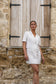 PCTIKI Short Dress - Silver Gray