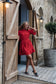 VMCLOVER Short Dress - High Risk Red