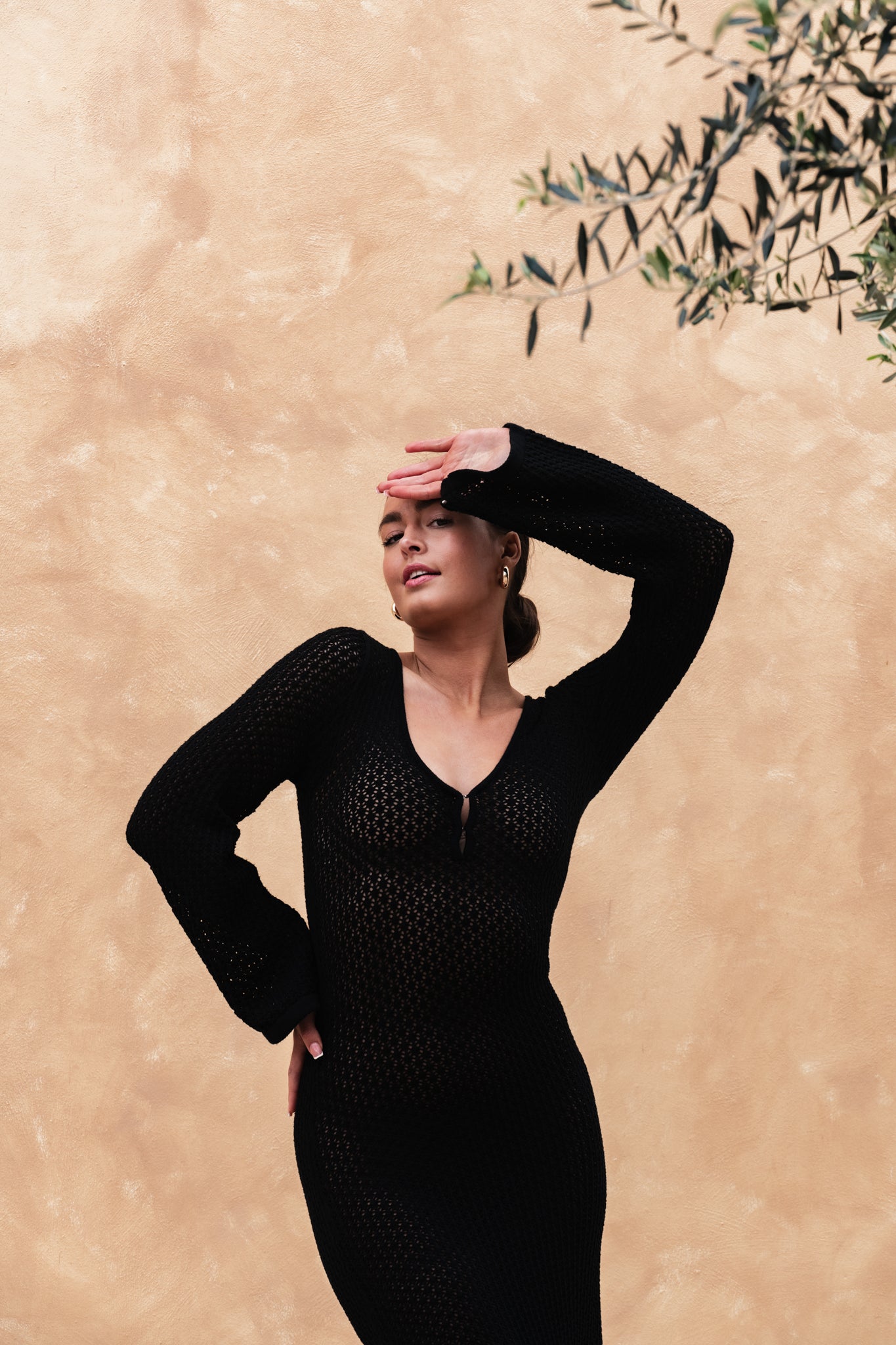 AWEMMA Long Dress - Black