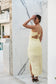 VMAMINA Long Dress - Pale Banana