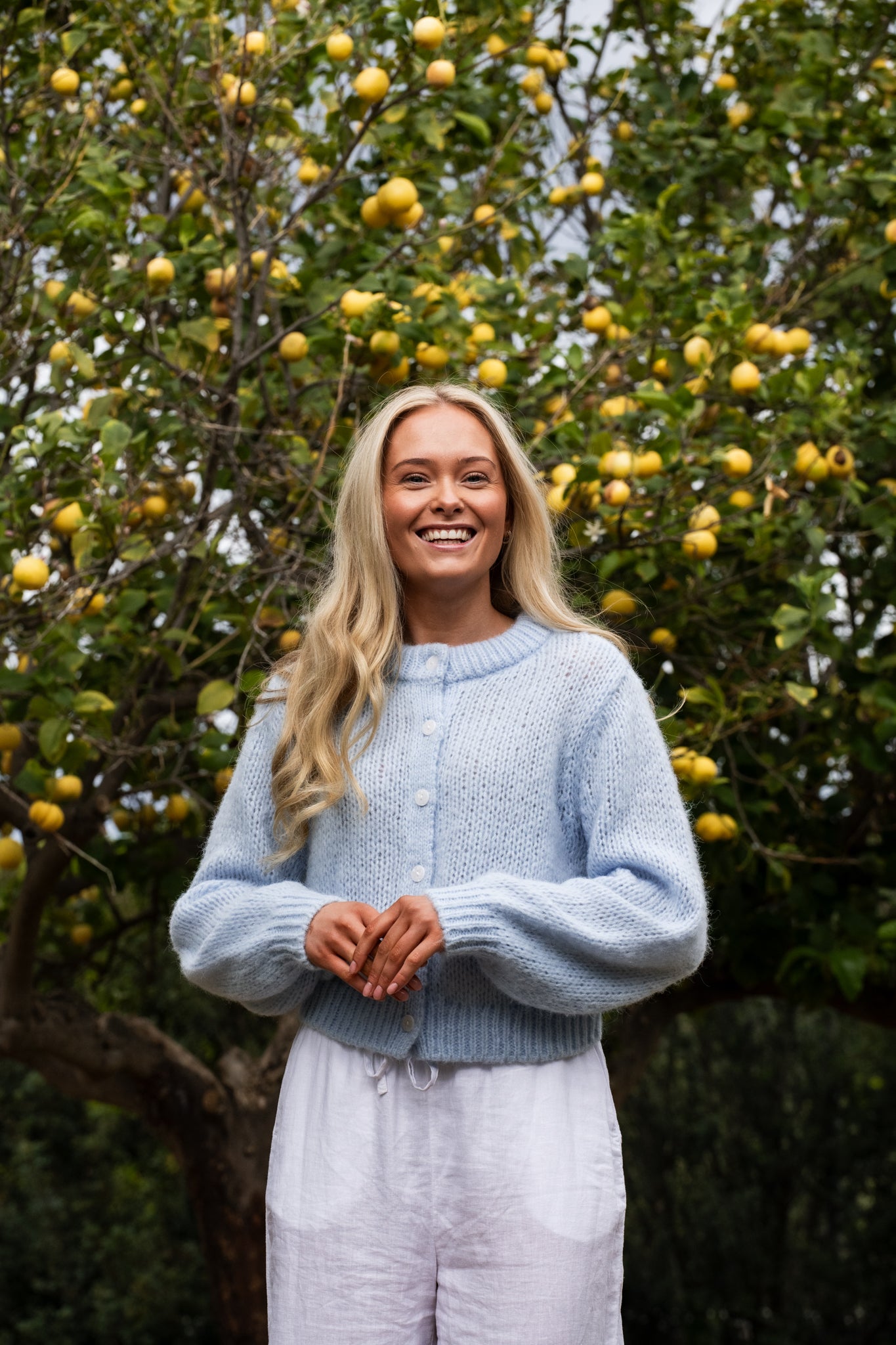 VMWILO Knit Cardigan - Nantucket Breeze