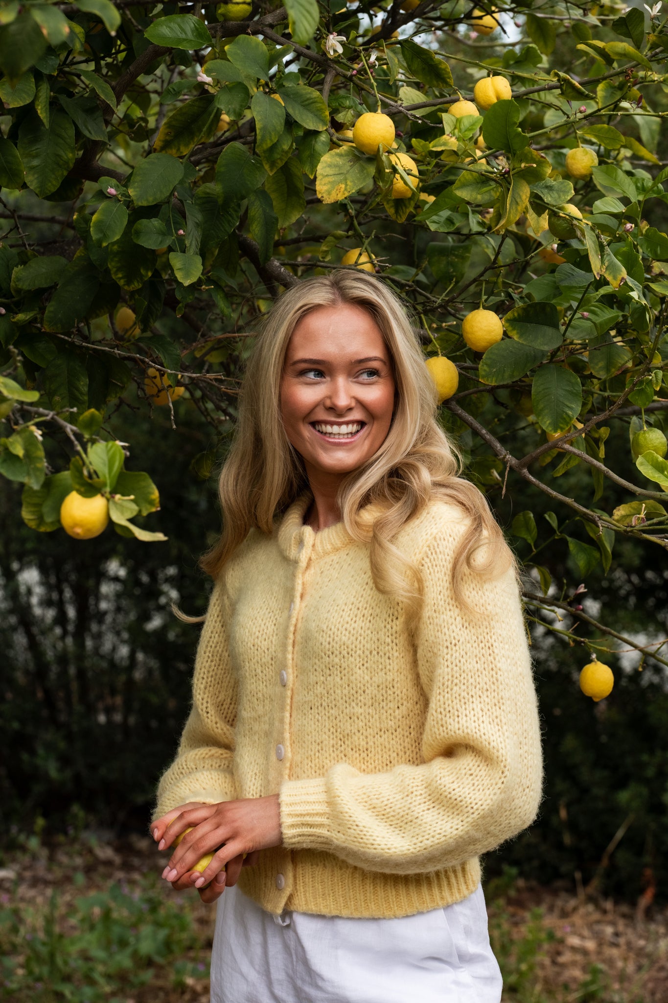 VMWILO Knit Cardigan - Pale Banana