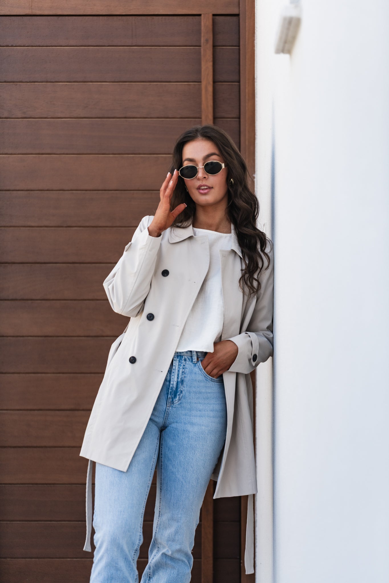 VMCHELSEA Trenchcoat - Oatmeal