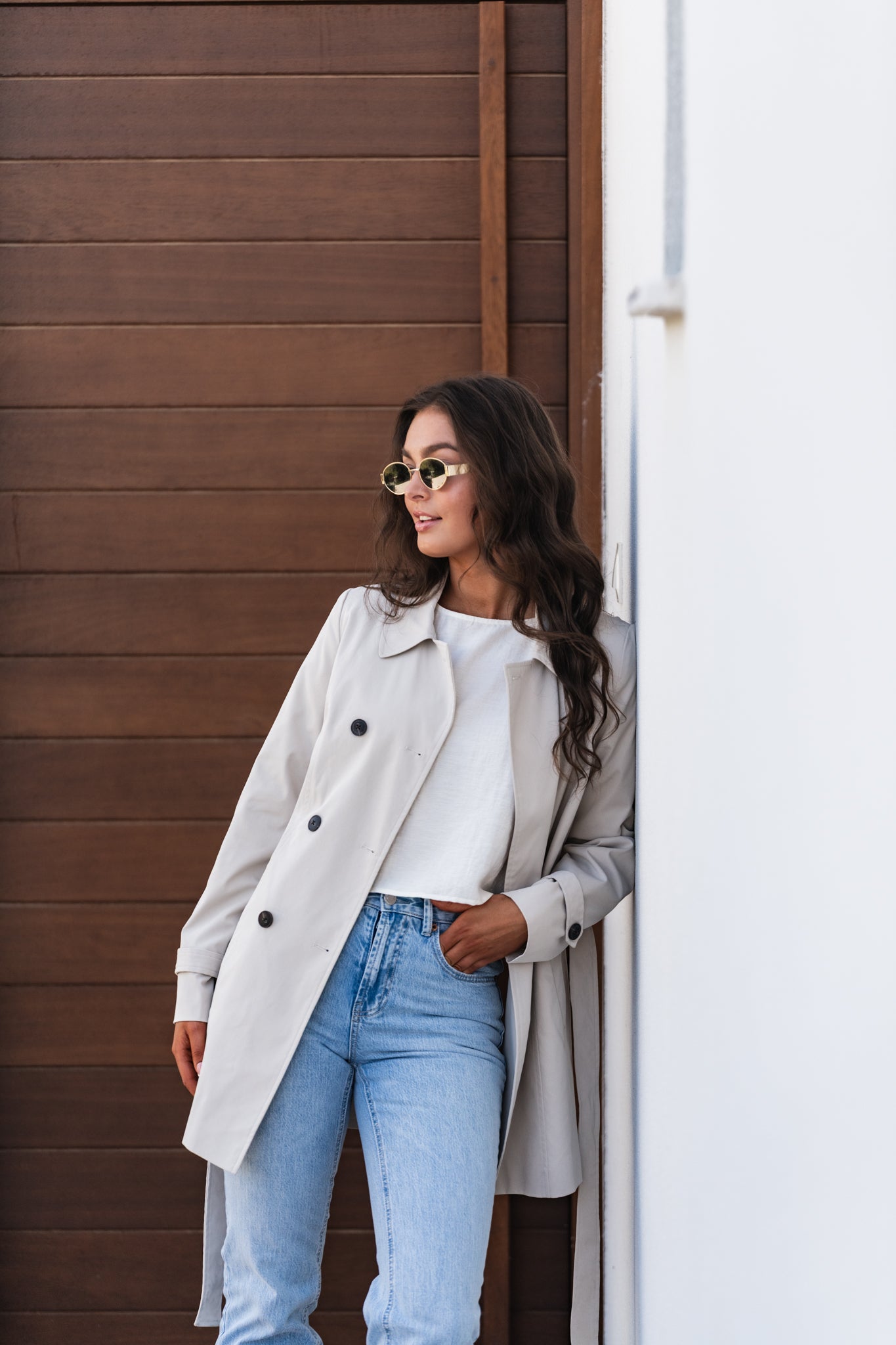 VMCHELSEA Trenchcoat - Oatmeal