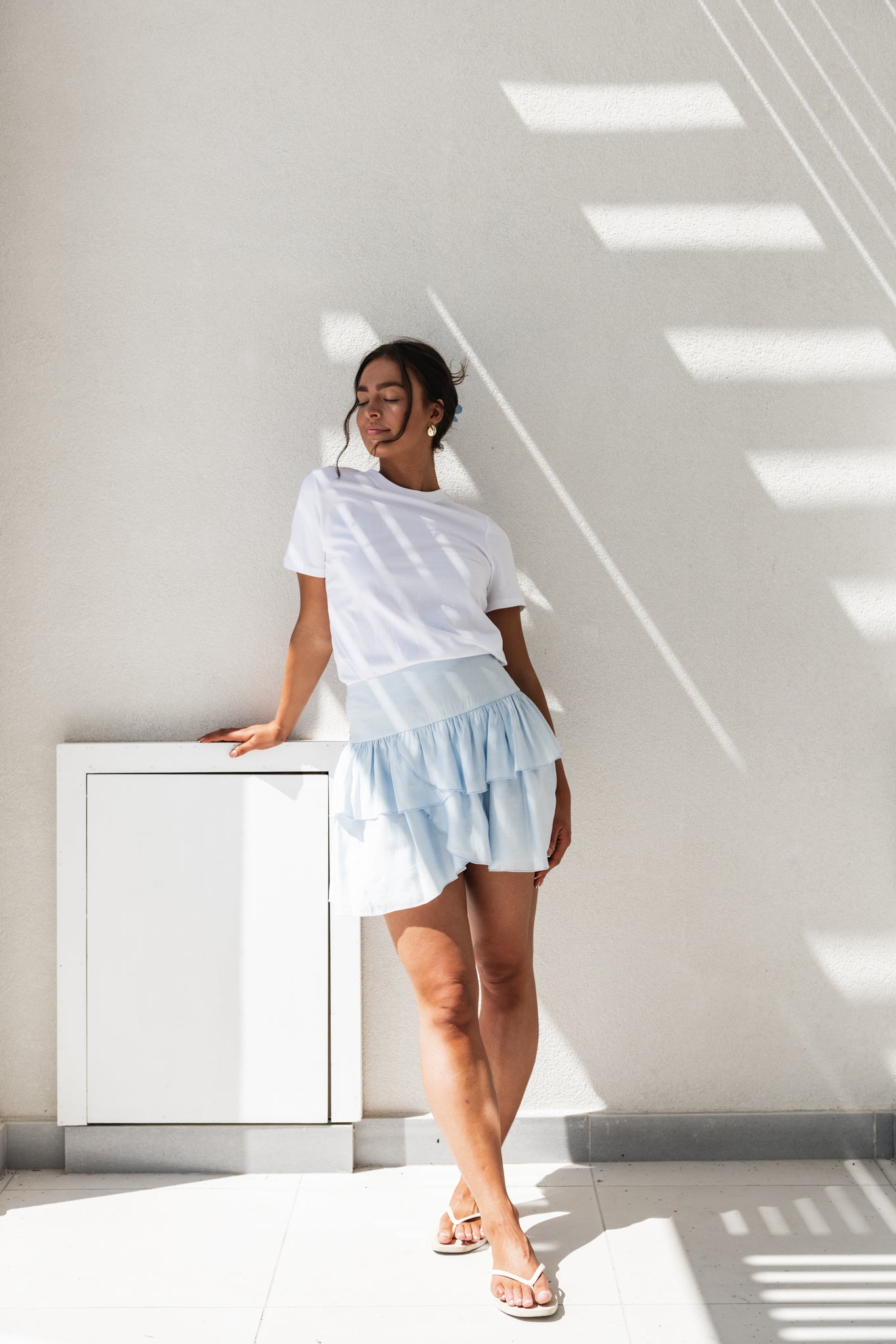 VMCLARA Short Skirt - Ice Water