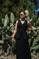 AWKEELEY Long Skirt - Black