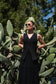 AWKEELEY Long Skirt - Black