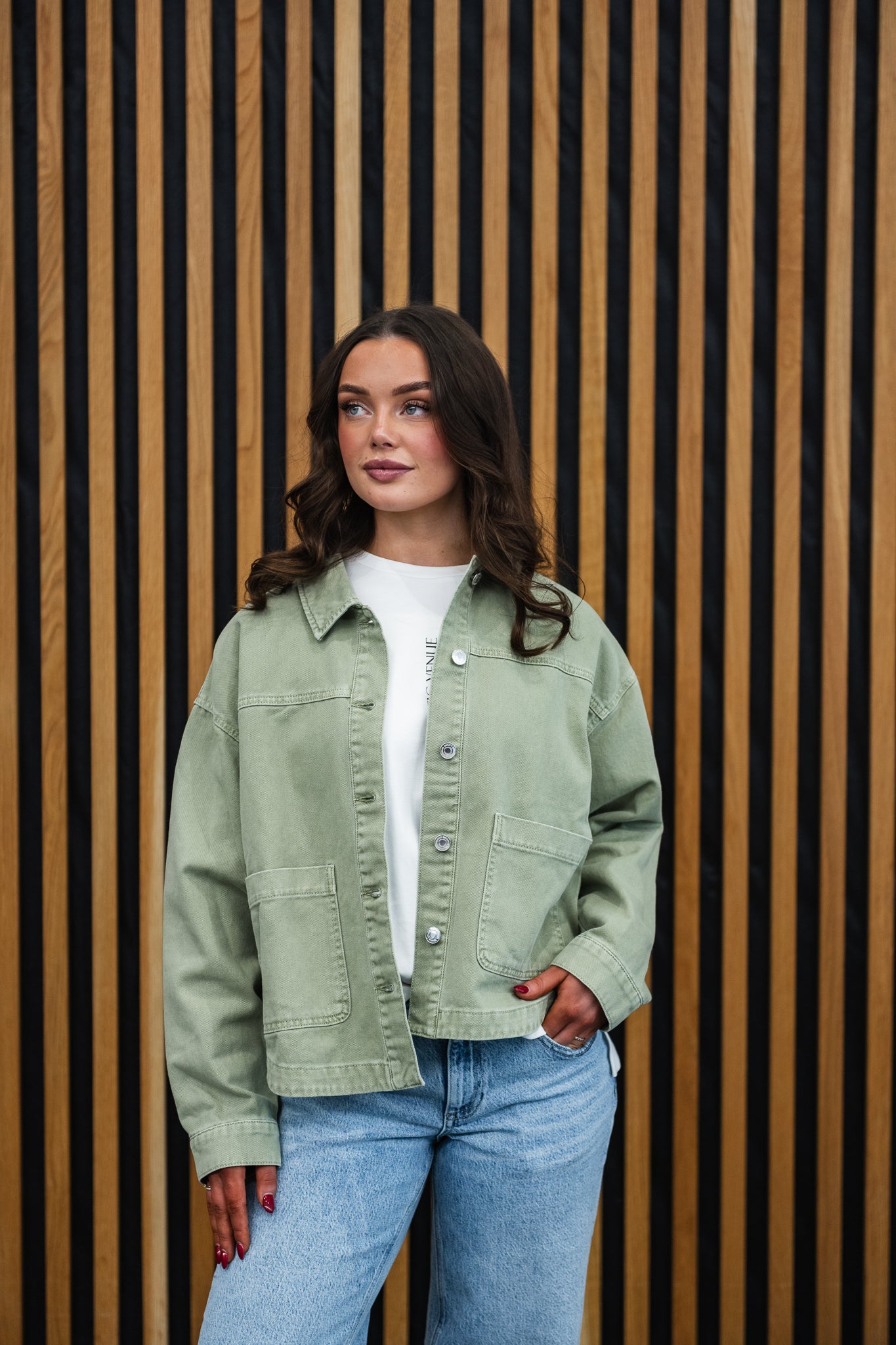 VMJAMIE Denim Jacket - Laurel Wreath