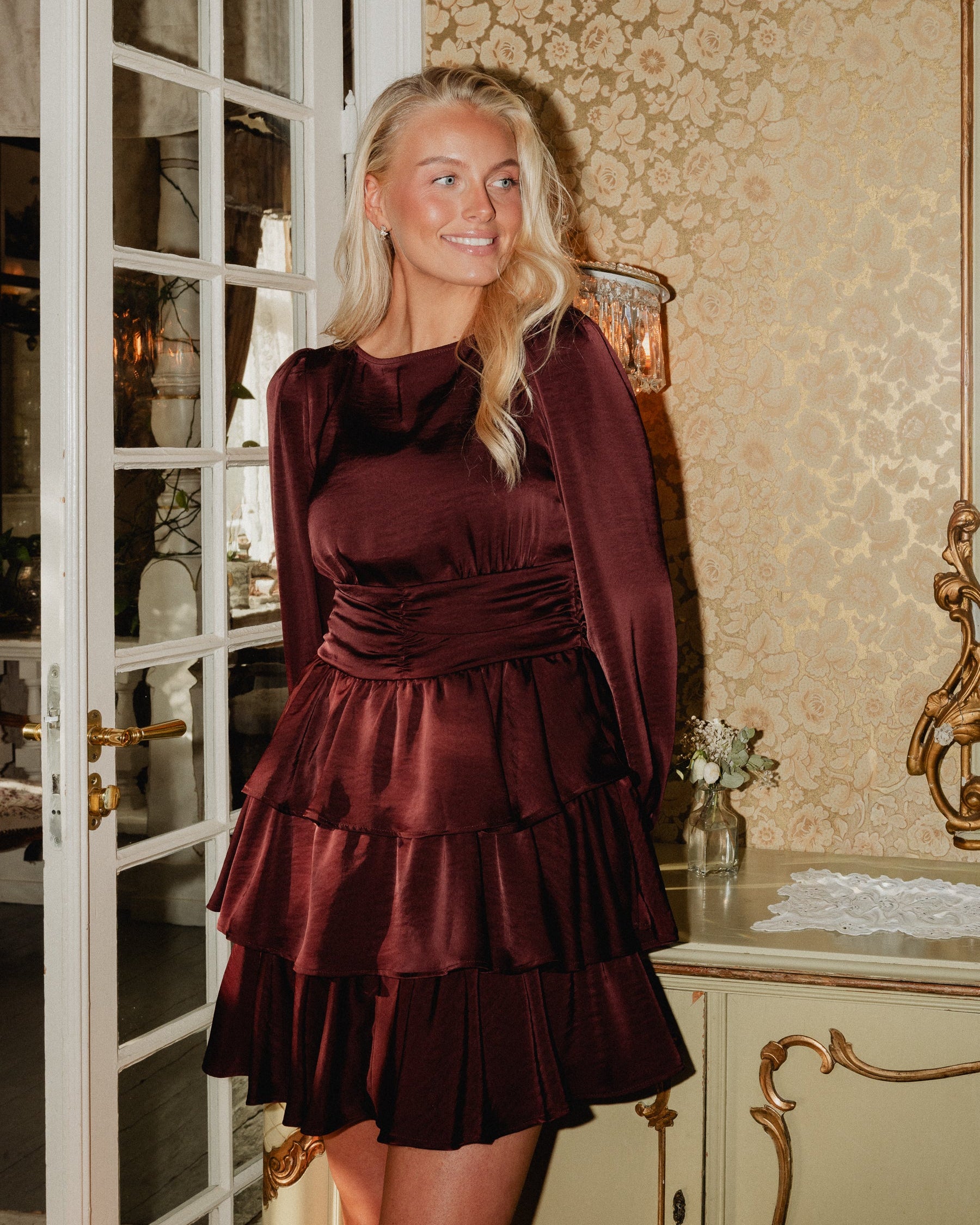 VMEMILY Short Dress - Fig