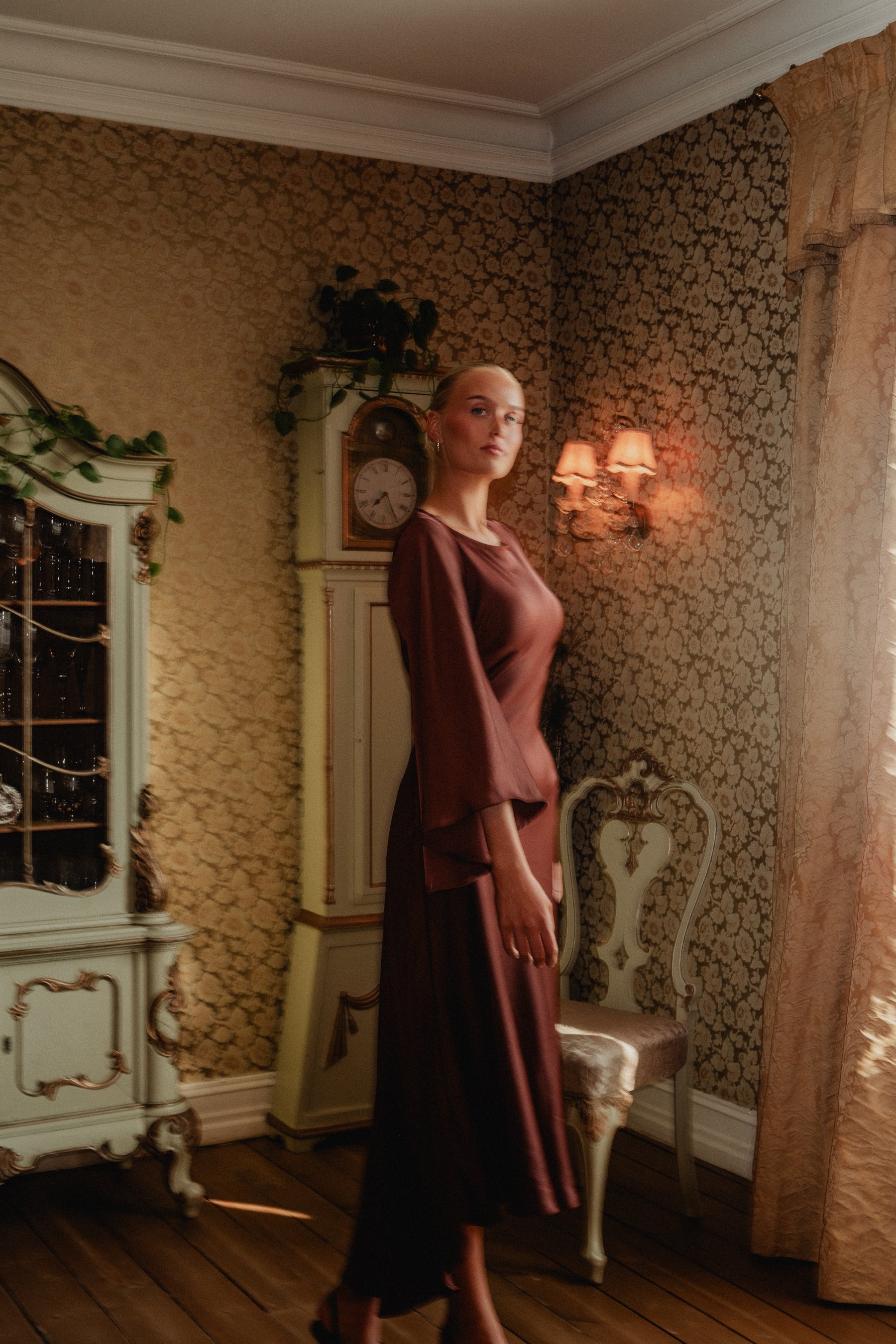 VMKAMILE Long Dress - New Maroon