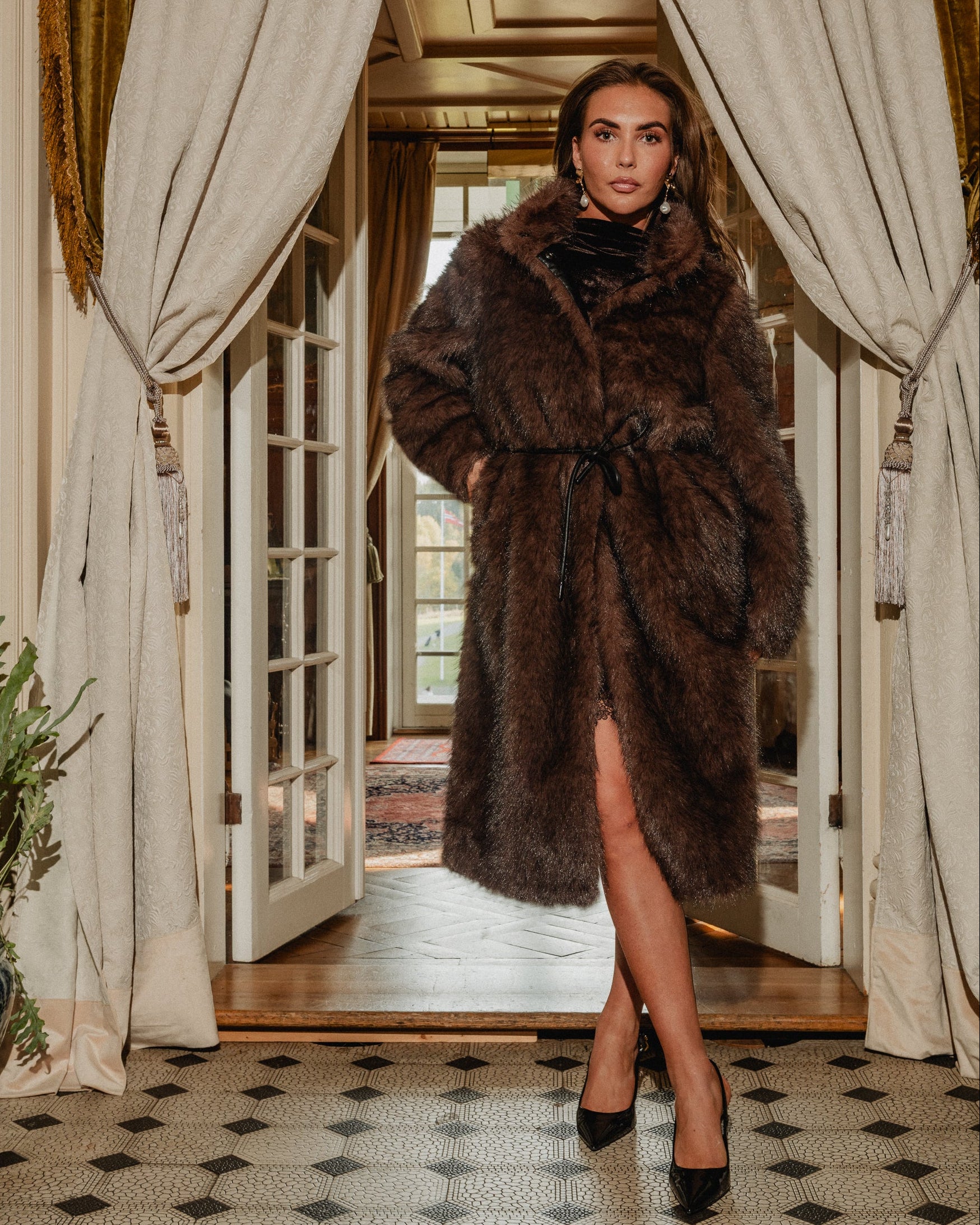VMGLORIACILLE Coat - Cocoa Brown